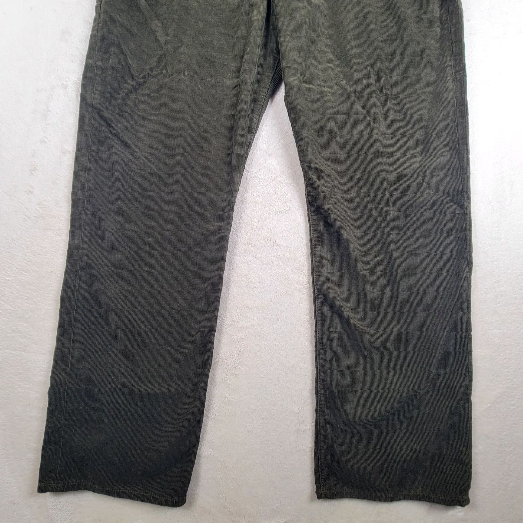 Lucky Brand Lucky Brand Pants Men 40x32 Green Corduroy Casual Straight Leg 90s Preppy Hipster Fall Winter Spring Mens Size US 40 / EU 56 - 3 Thumbnail