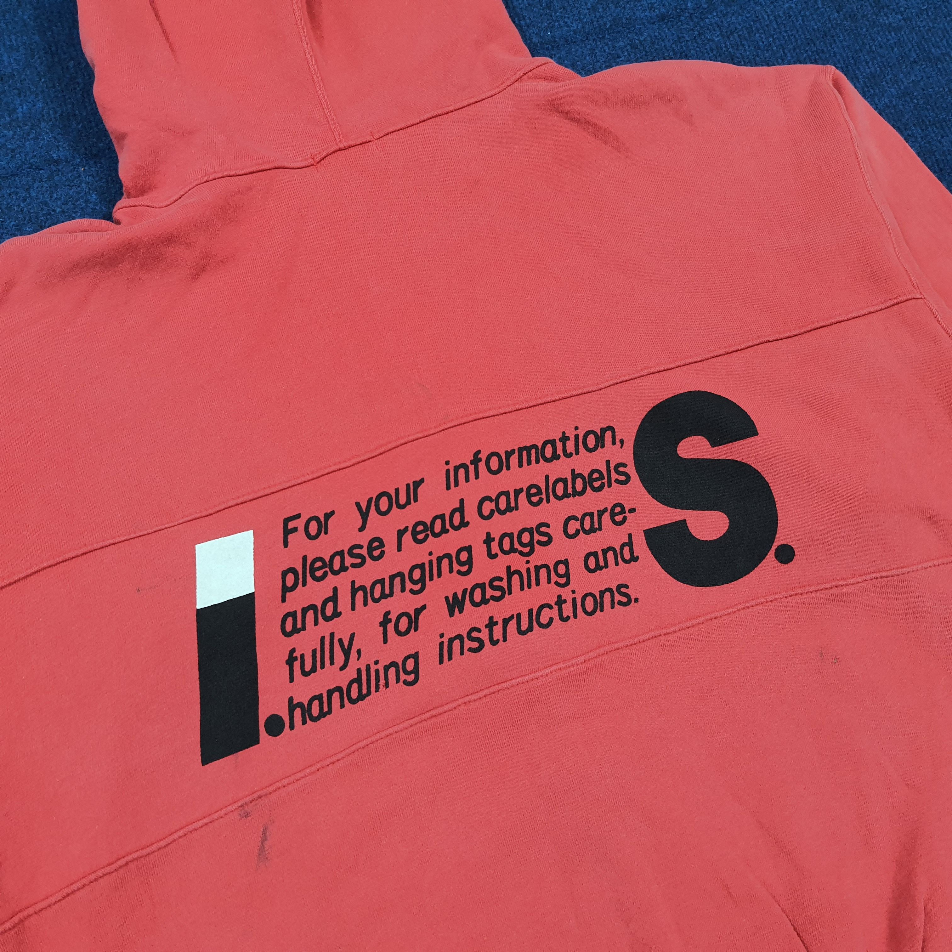Issey Miyake Vintage 80s I.S. Issey Sport Chisato Tsumori Zip Up Hoodie Size US L / EU 52-54 / 3 - 2 Thumbnail