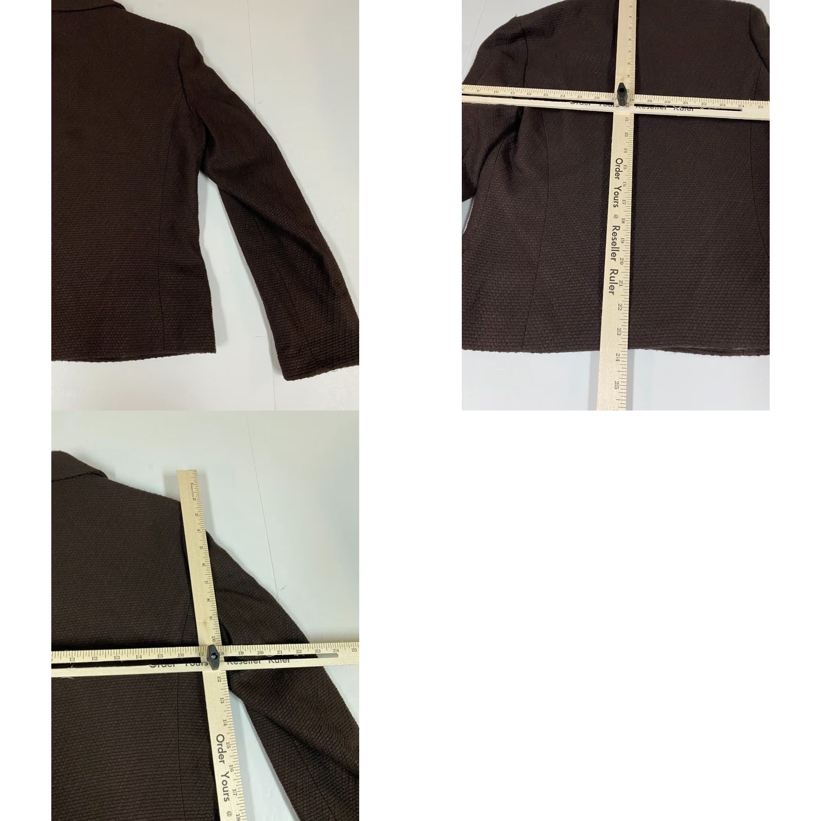 Preston & York Preston & York Womens Jacket Brown Full Zip Buckle Mid-Length Size M / US 6-8 / IT 42-44 - 8 Thumbnail
