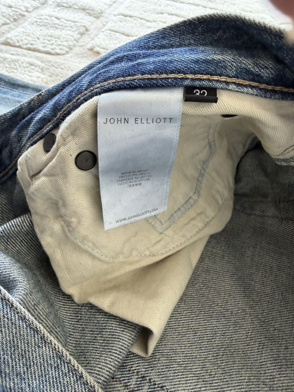 John Elliott John Elliott Blue Selvedge Daze sz 32 Size US 32 / EU 48 - 5 Thumbnail