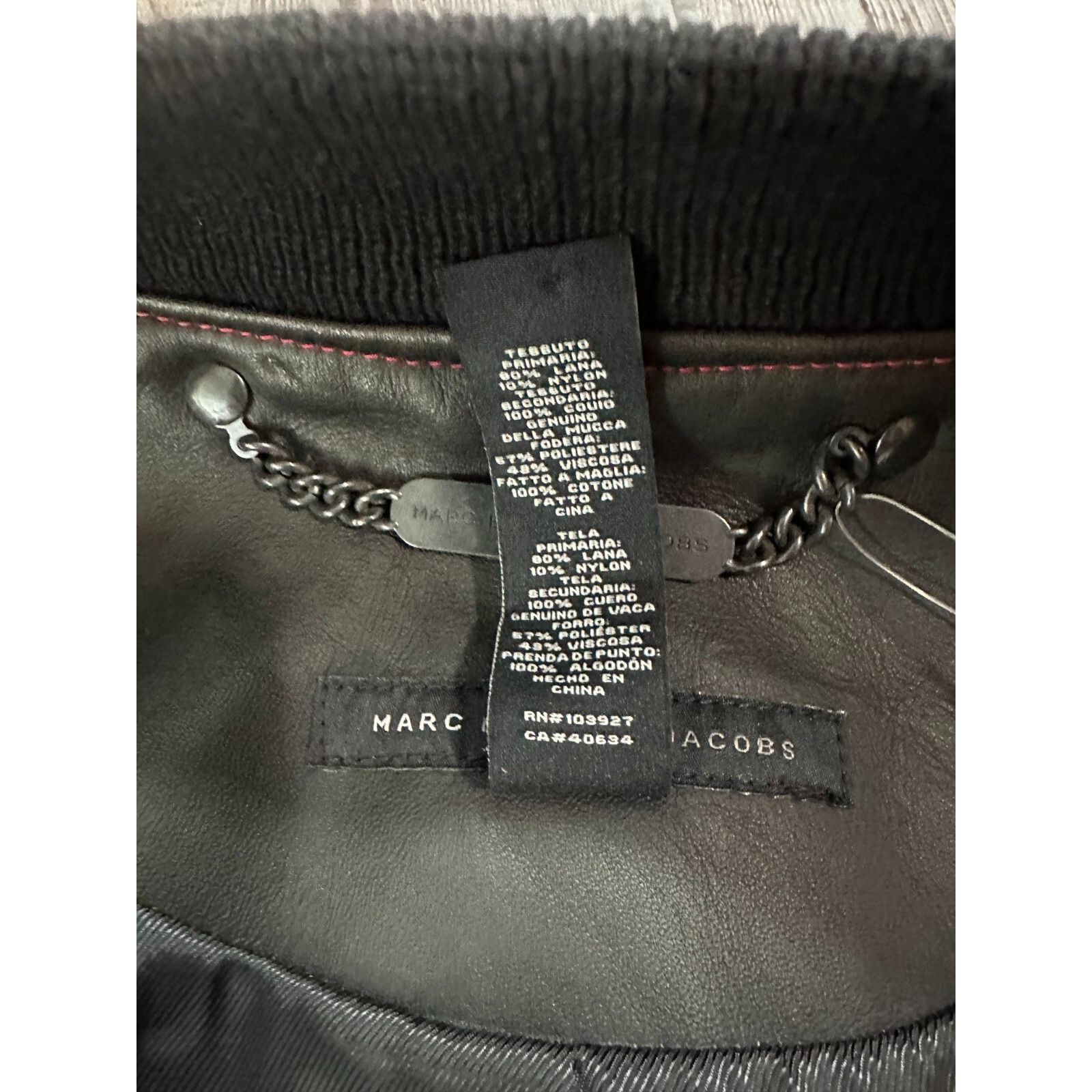 Marc Jacobs Marc Jacobs Revolution wool leather varsity jacket size S Size US S / EU 44-46 / 1 - 7 Thumbnail