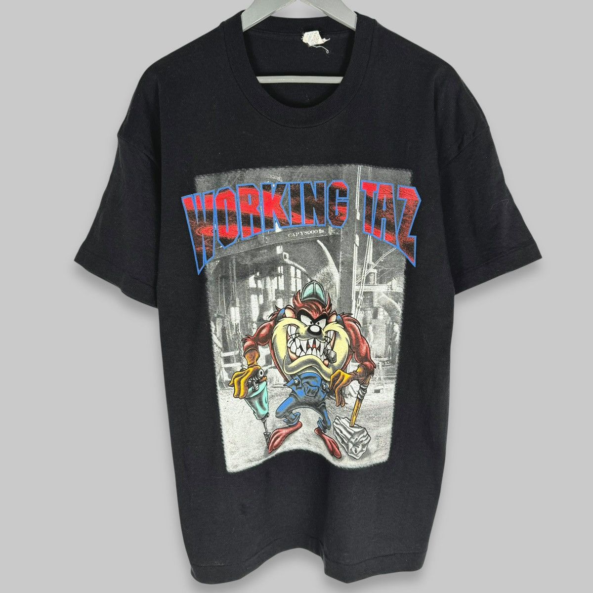 Vintage Vintage 90s Working Taz Looney Tunes Screen Stars T Shirt Size US XL / EU 56 / 4 - 1 Thumbnail