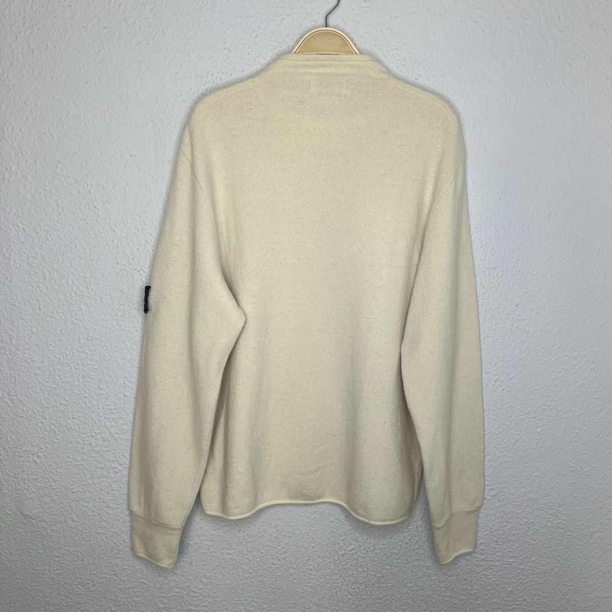 Stone Island Vintage Stone Island Jumper Sweater Knit Wool Beige Badge Size US M / EU 48-50 / 2 - 10 Thumbnail