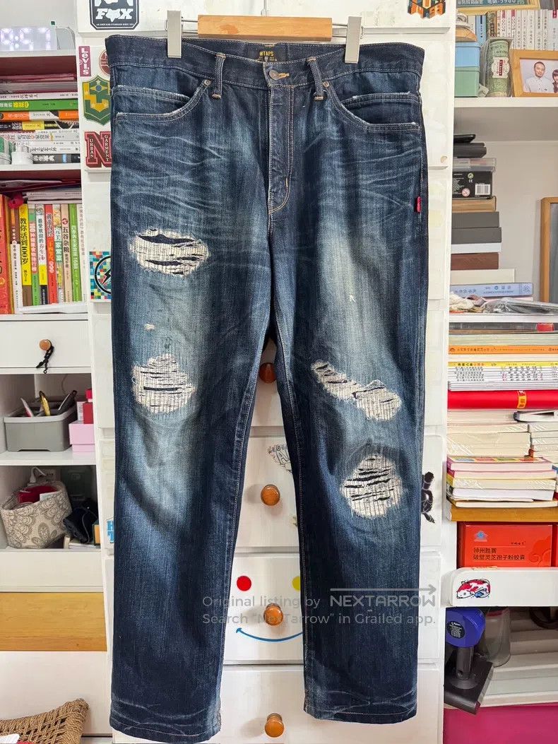 Wtaps Wtaps Water damage to jeans Size US 38 / EU 54 - 1 Thumbnail