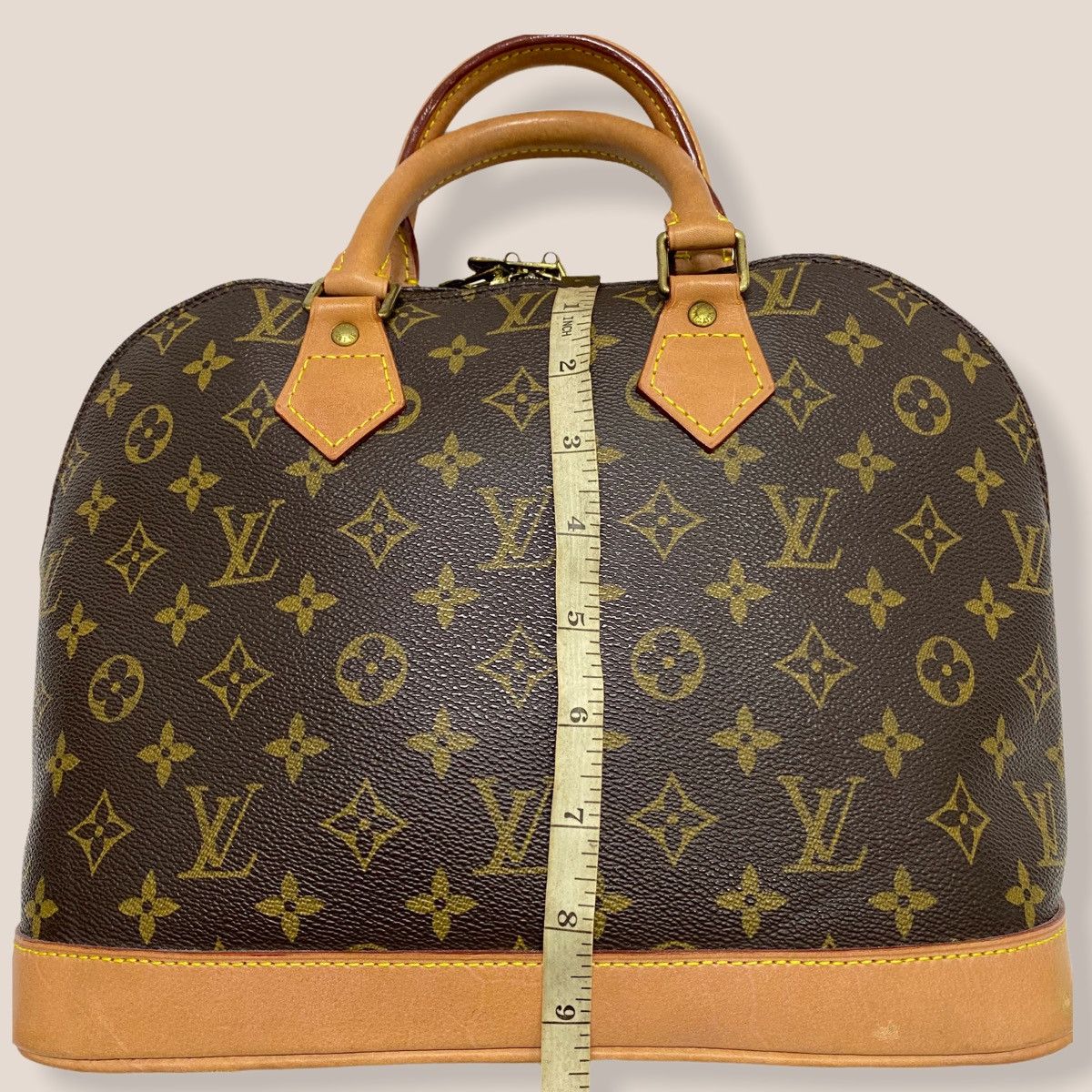 Louis Vuitton AUTH. LOUIS VUITTON MONOGRAM ALMA PM HANDBAG WITH LONG STRAP Size ONE SIZE - 18 Thumbnail