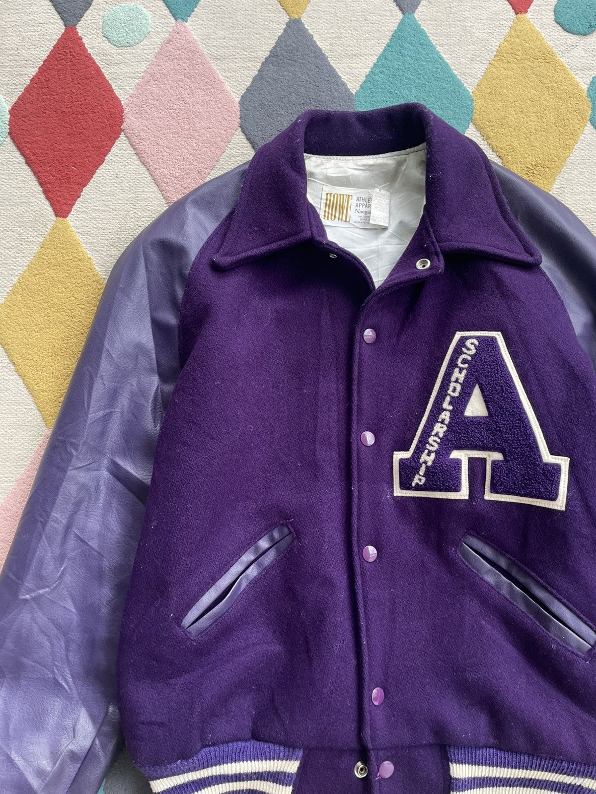 Vintage Vintage D Varsity Letterman Size US M / EU 48-50 / 2 - 2 Thumbnail