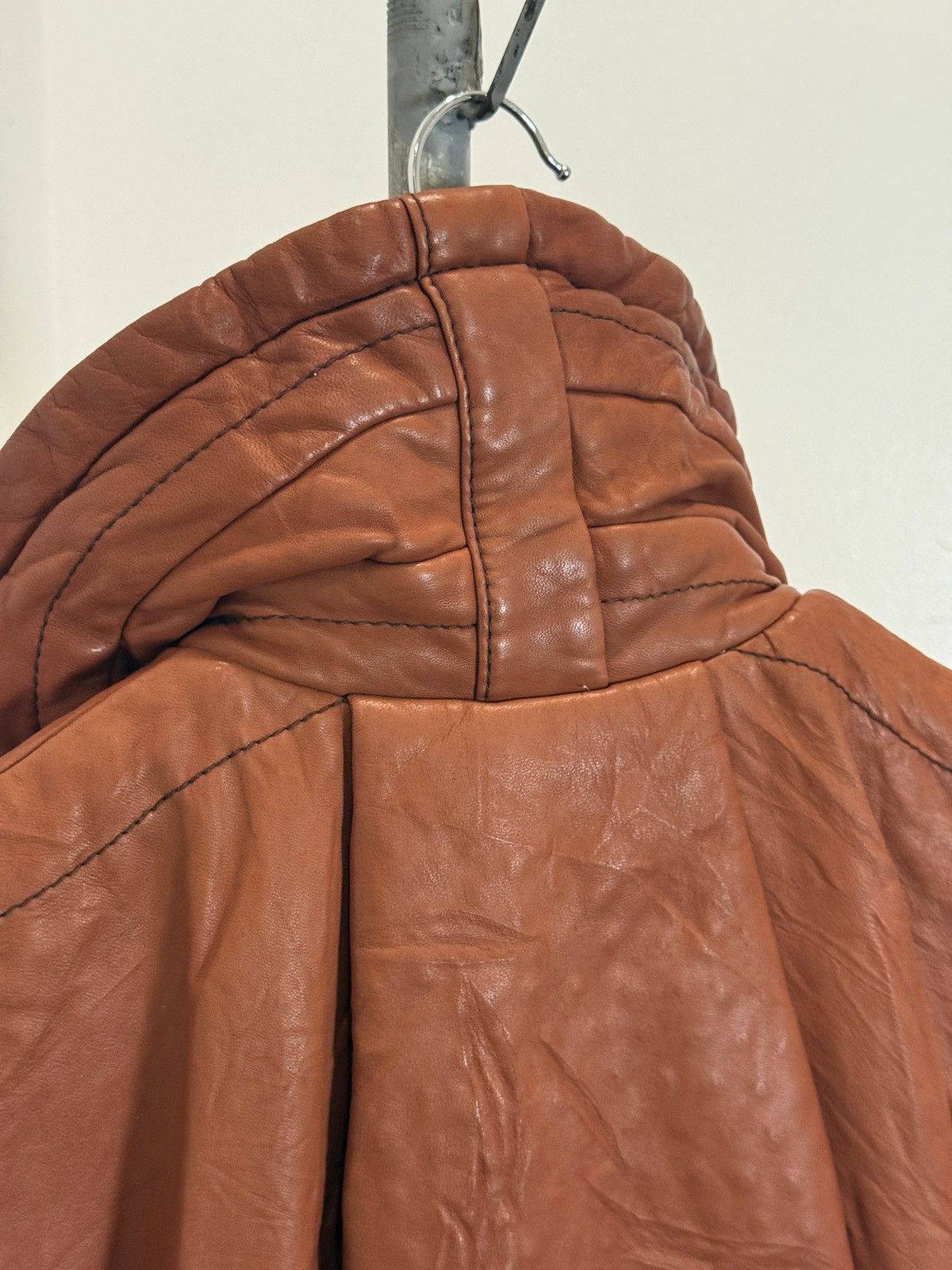 Rick Owens 2000’s Leather Vest Size US S / EU 44-46 / 1 - 17 Thumbnail