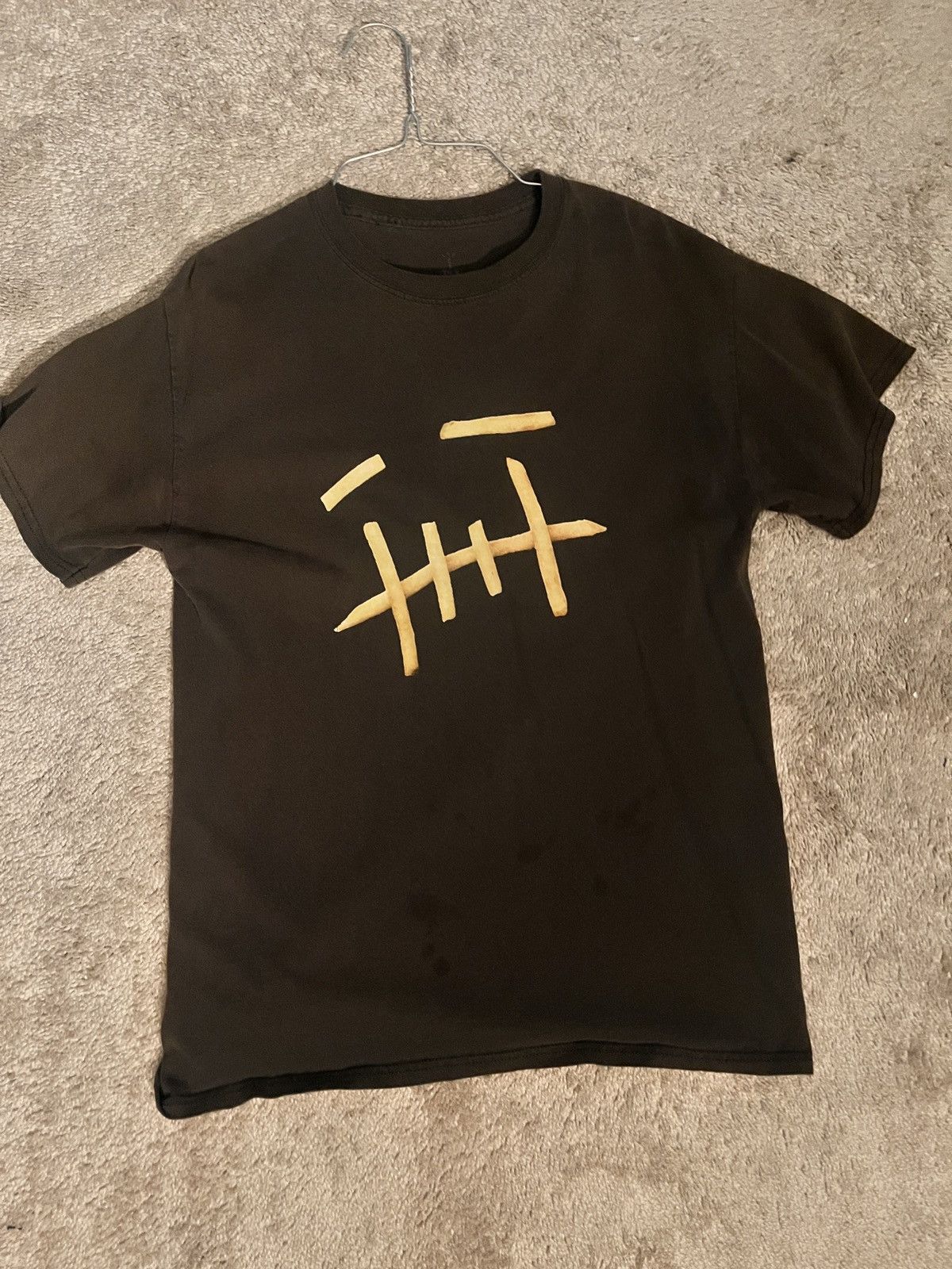 Brown Fries Mcdonalds x Travis Scott Tee