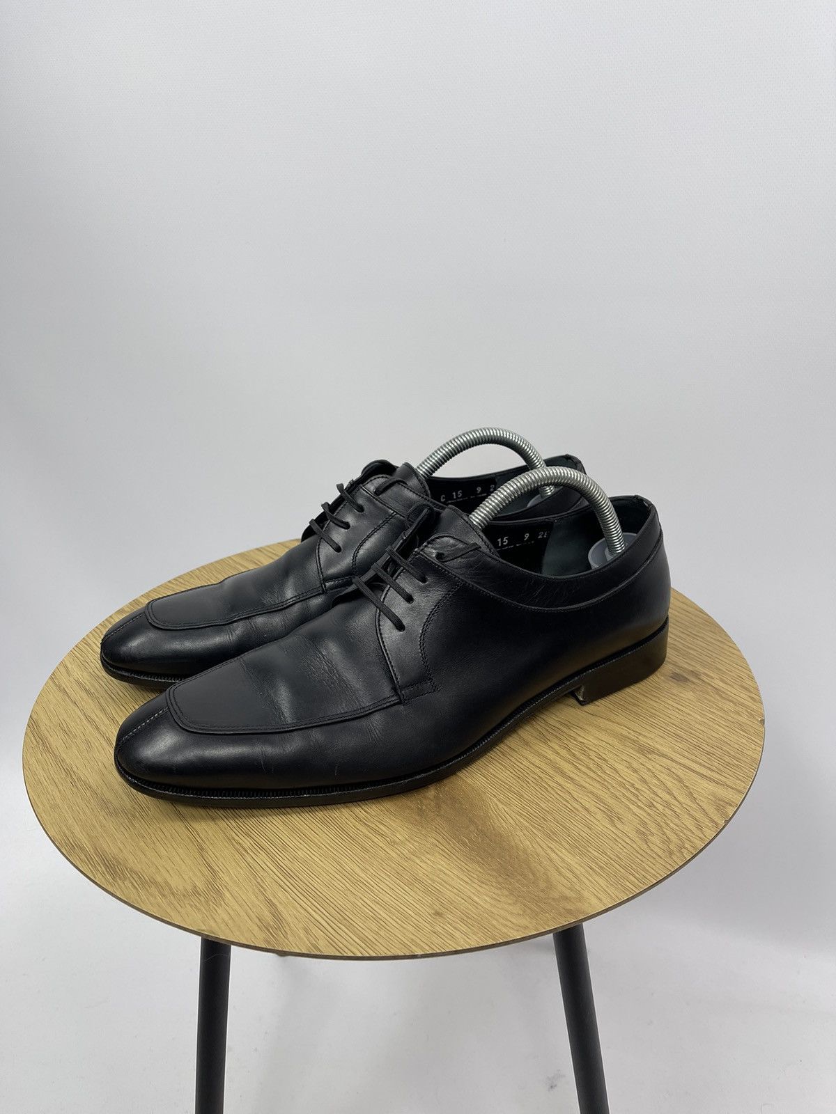 Salvatore Ferragamo Salvatore Ferragamo Size 9 Dress Shoes Black Made in Italy Size US 9 / EU 42 - 1 Thumbnail