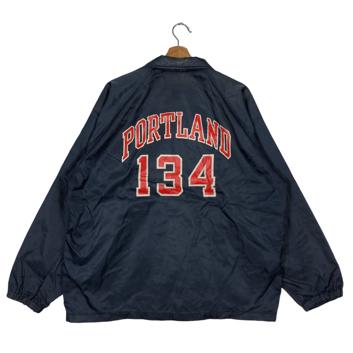 Japanese Brand 🔥90’s Vintage Coach Jacket Portland 134 Big Logo Spell Out Size US M / EU 48-50 / 2 - 1 Thumbnail