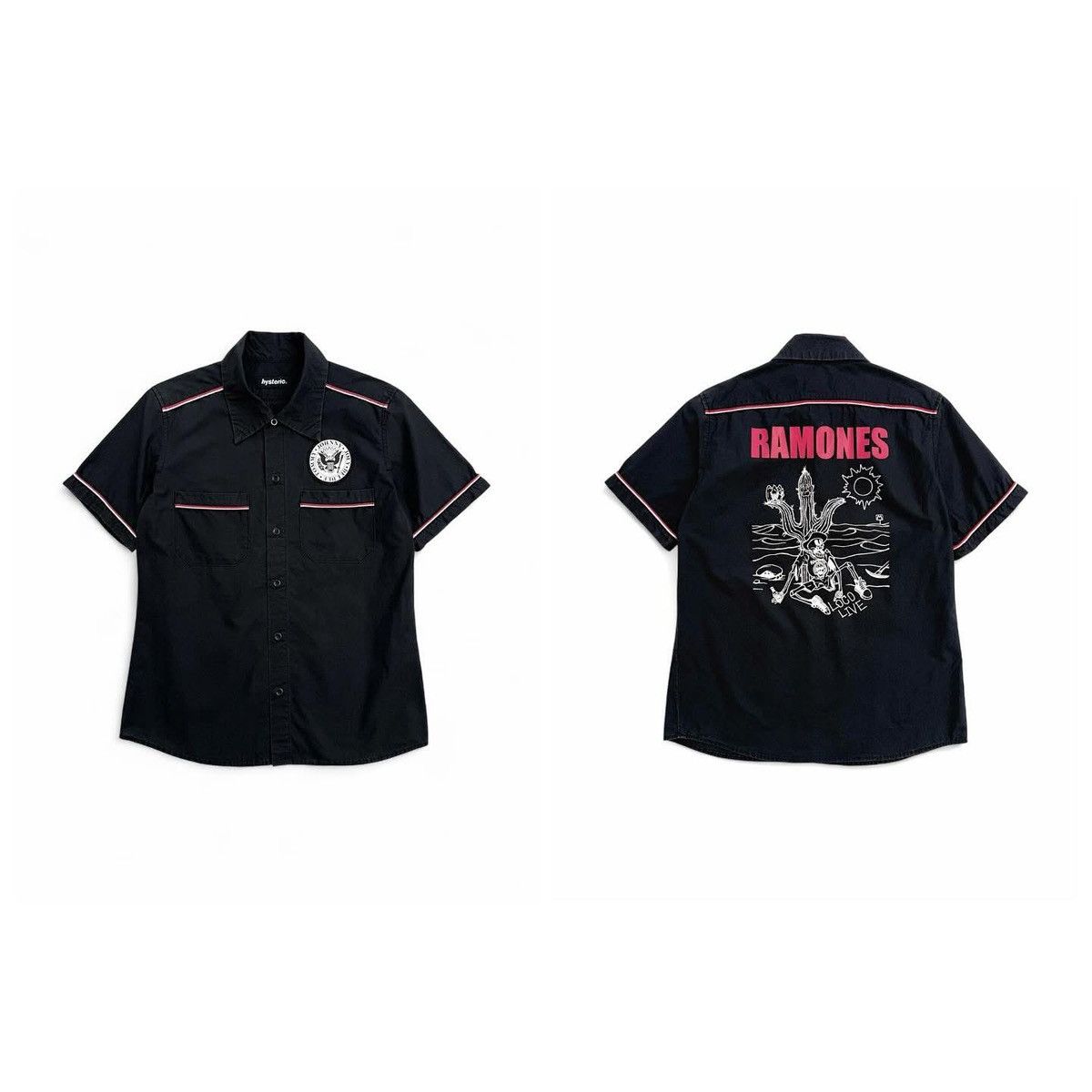 Band Tees × Hysteric Glamour Hysteric Glamour x Ramones Shirt Size US S / EU 44-46 / 1 - 1 Thumbnail