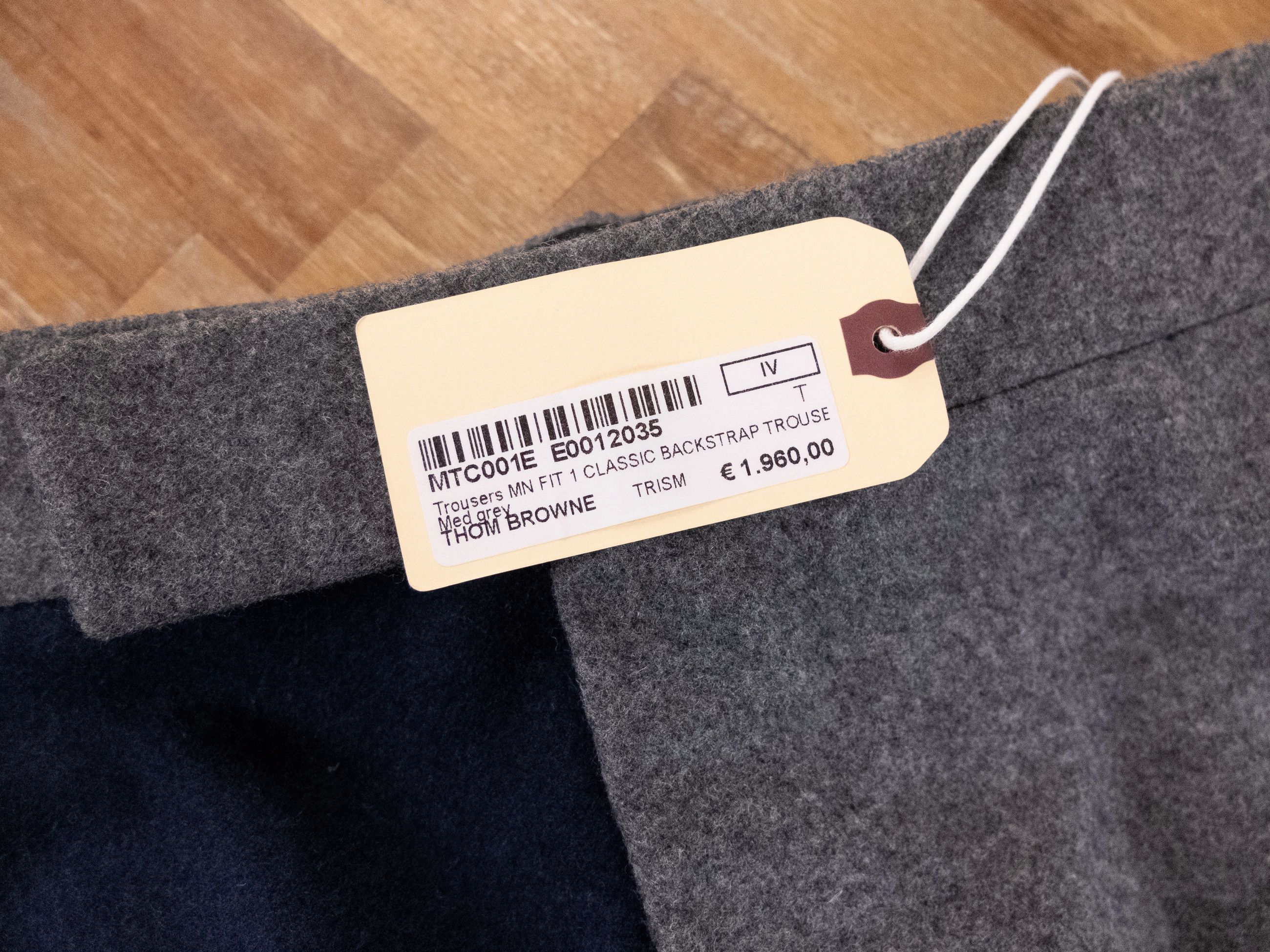 Thom Browne THOM BROWNE blue navy flannel wool pants trousers 4 XL Size US 36 / EU 52 - 7 Thumbnail