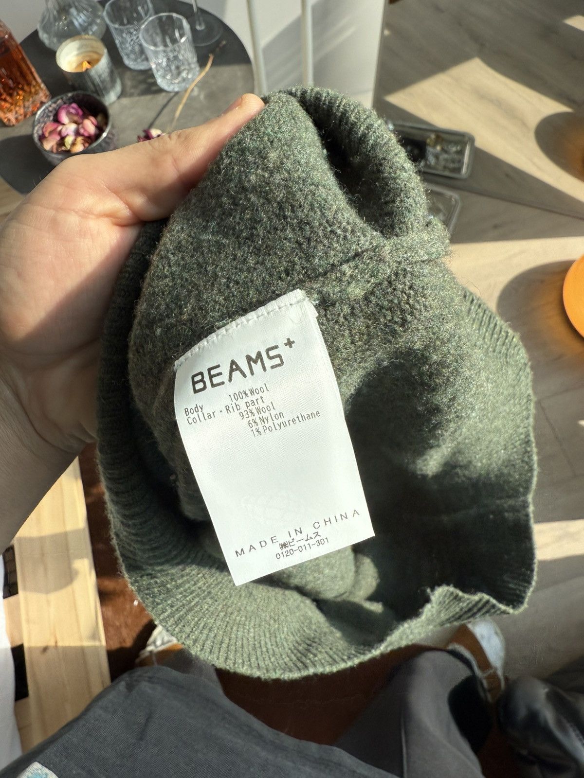 Beams Plus Beams LS Wool Polo Size US XL / EU 56 / 4 - 5 Thumbnail