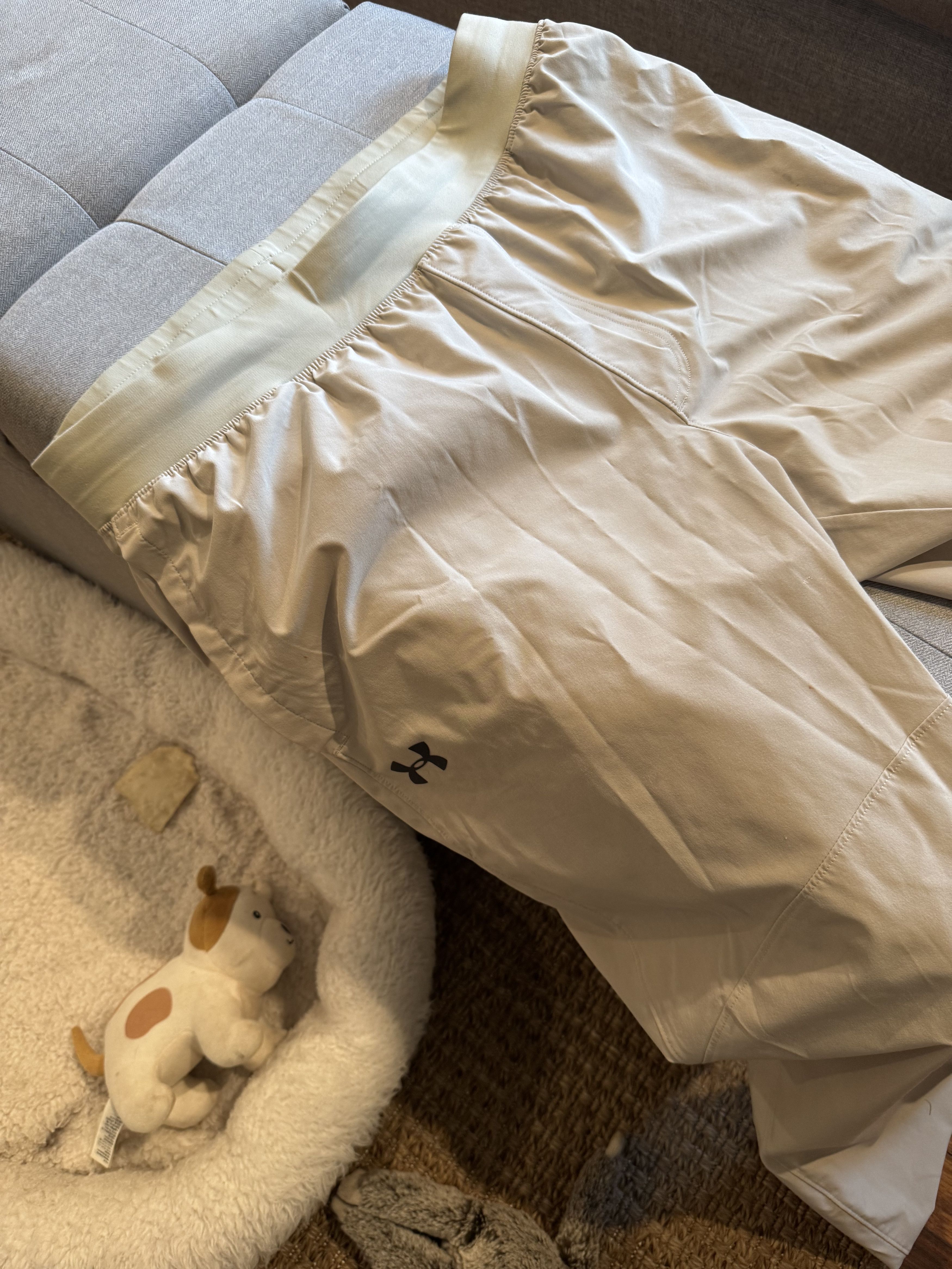 Under Armour Under Armour Light Brown XL Workout Pants Size US 35 - 3 Thumbnail
