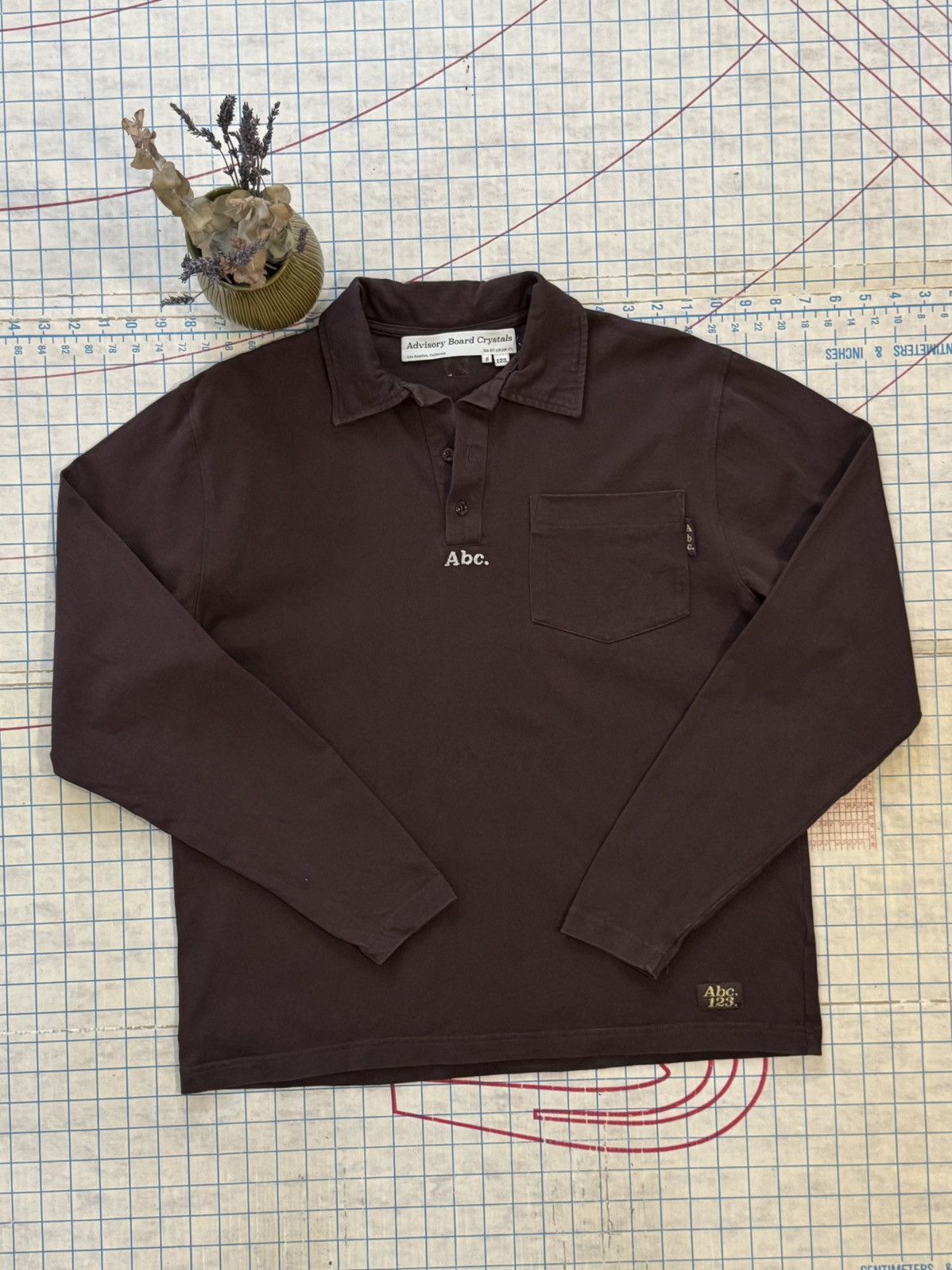 Advisory Board Crystals Advisory Boars Crystals Long Sleeve Polo Shirt Brown Small Size US S / EU 44-46 / 1 - 5 Thumbnail