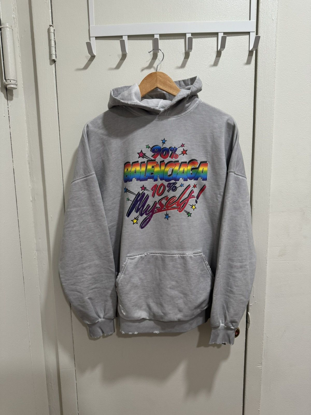 Balenciaga 90% Balenciaga 10% Myself Hoodie | Grailed