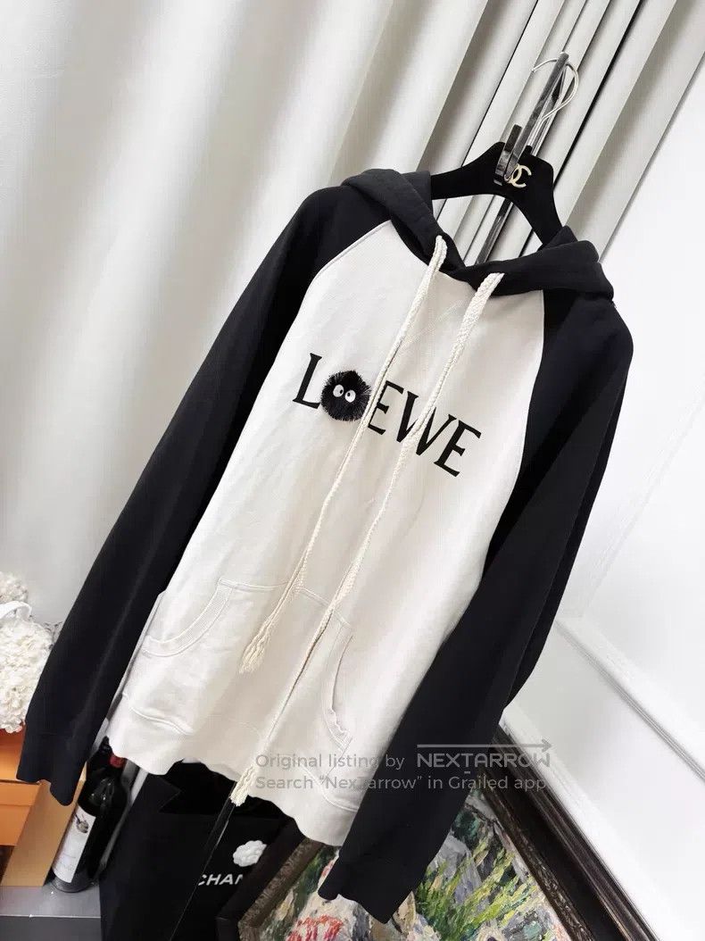 Loewe Loewe Black and White Cotton Joint Brand Elf Totoro Black Size L / US 10 / IT 46 - 1 Thumbnail