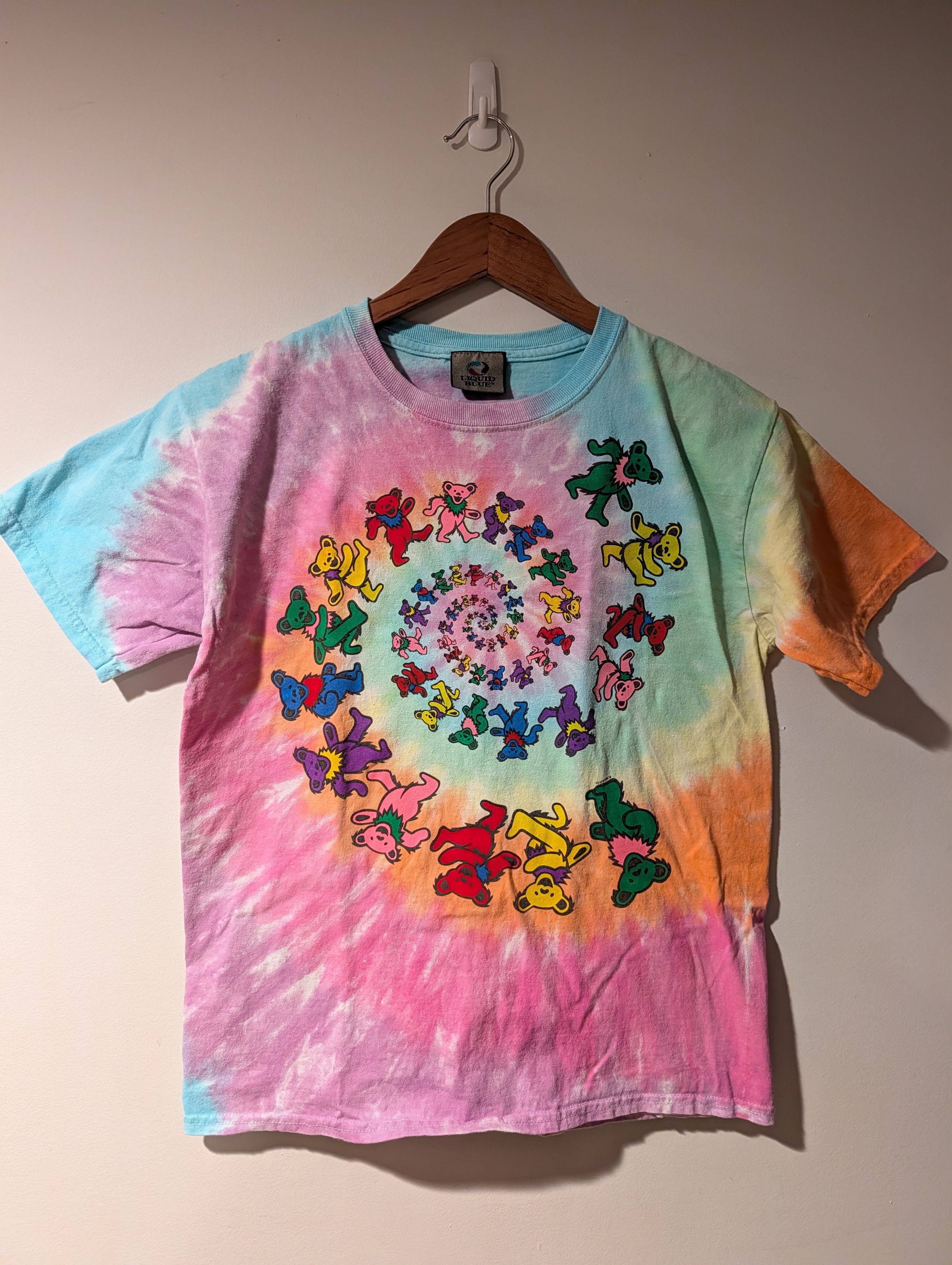 Grateful Dead VTG 1995 Liquid Blue Grateful Dead Dancing Bears T Shirt Size US L / EU 52-54 / 3 - 1 Thumbnail