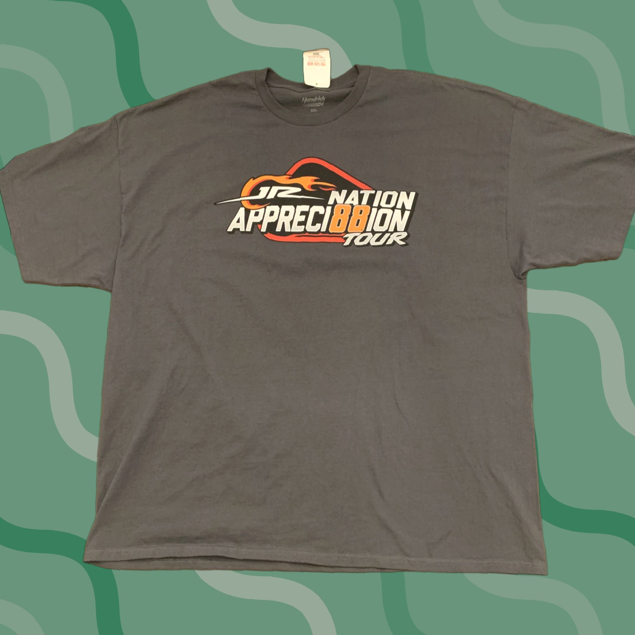 Vintage VINTAGE Dale Earnhardt Jr Nation Appreci88ion Tour Shirt 3XL Racing T-Shirt Gray Men XXXL Pocono 2017 Mens Size US XXL / EU 58 / 5 - 1 Thumbnail