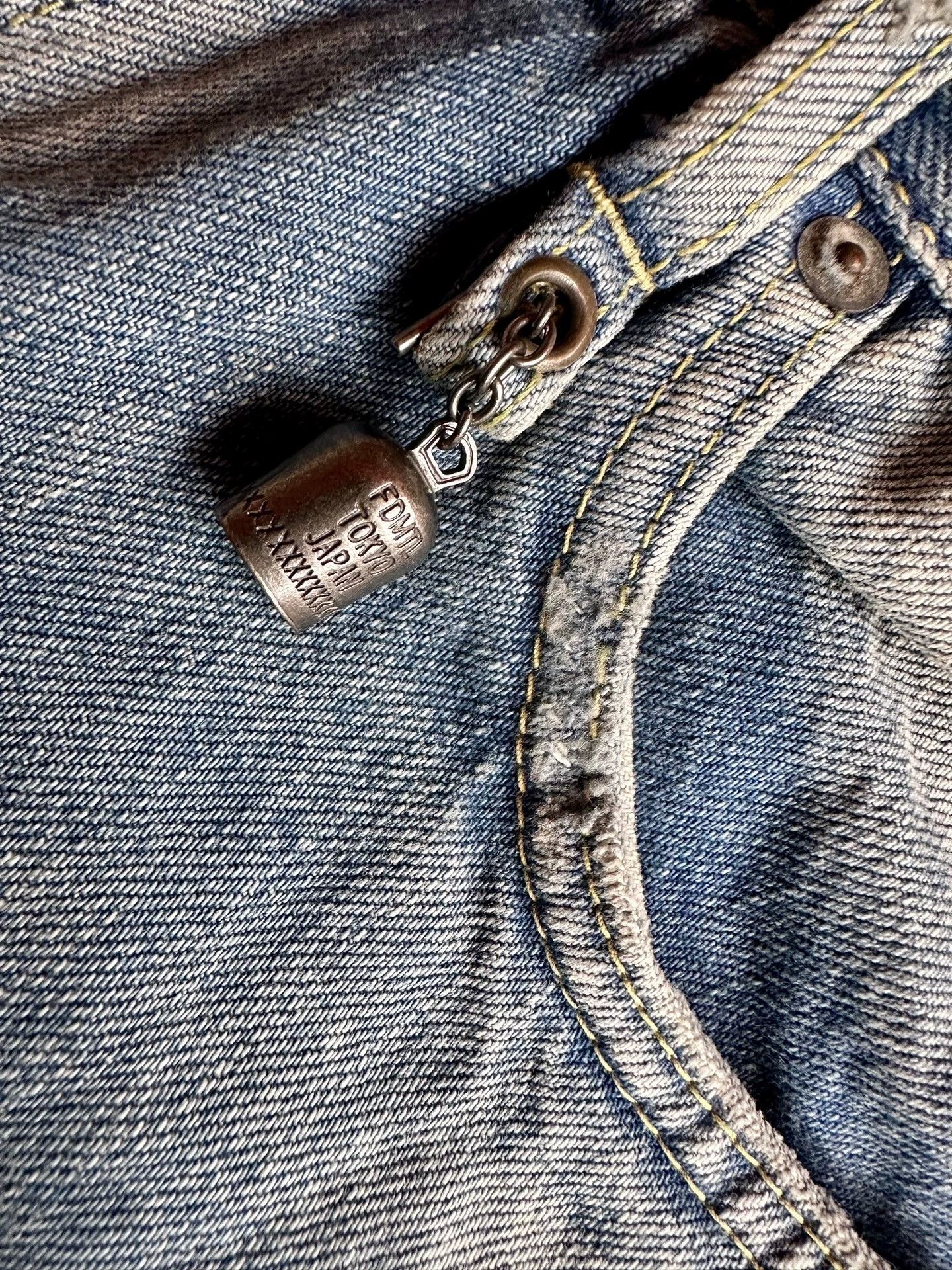FDMTL FDMTL SMF Heavy Wash Selvedge Distressed Patchwork Size US 32 / EU 48 - 7 Thumbnail