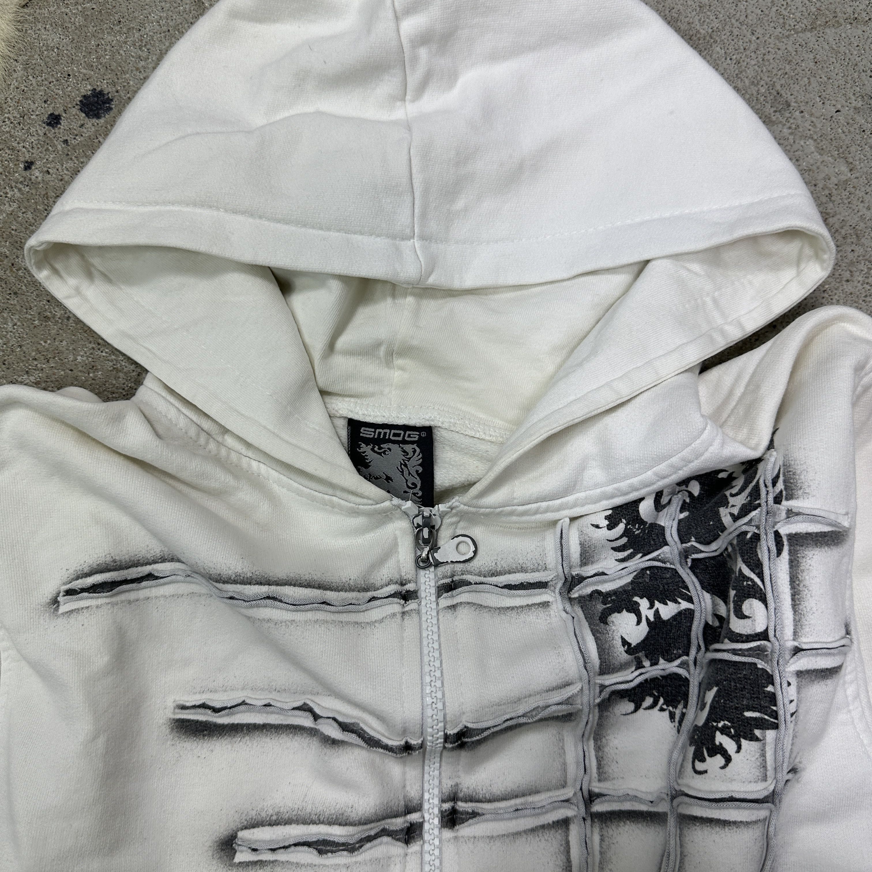 Vintage Vintage Streetwear Casual Embroidered Zip Hoodie Y2K Size US S / EU 44-46 / 1 - 5 Thumbnail