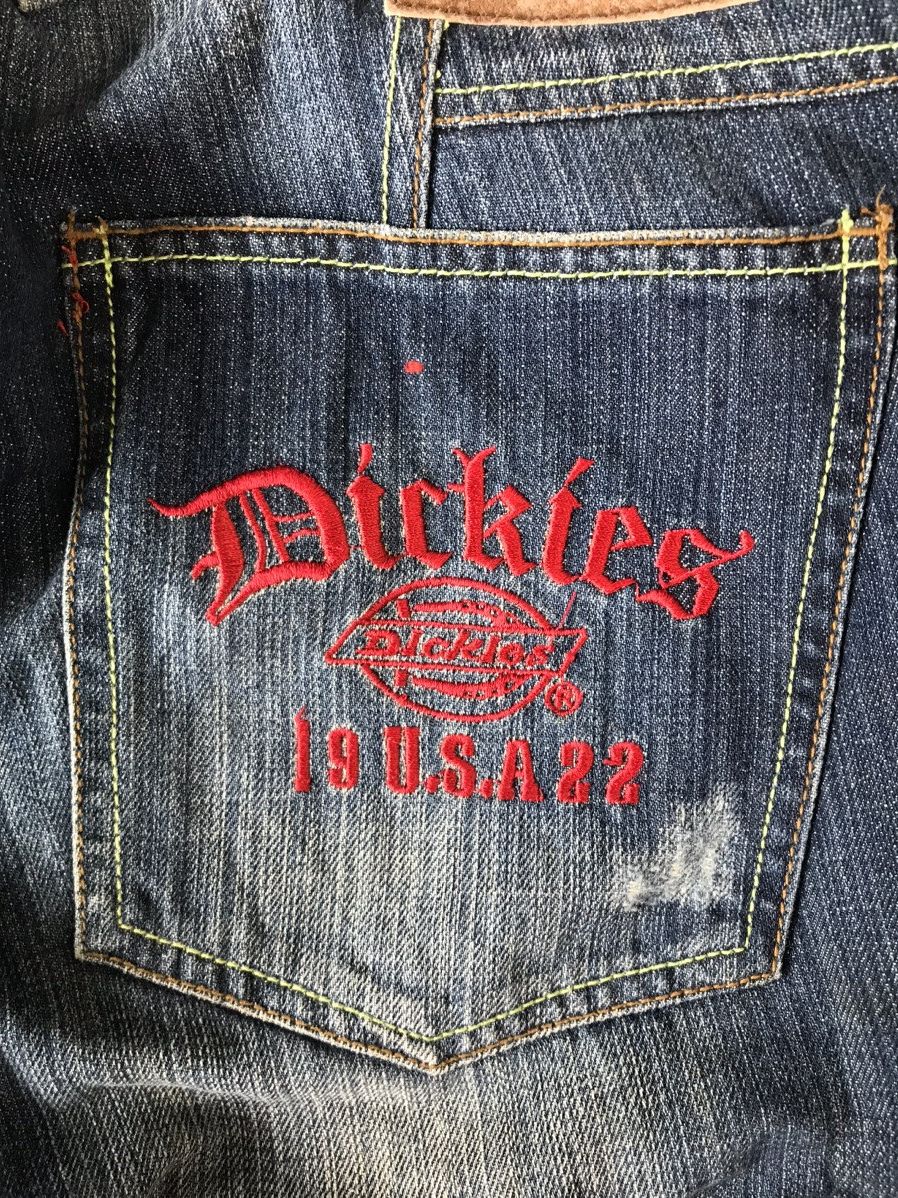 Dickies × Vintage Vintage Dickies Cargo SpellOut Embroidery Denim Size US 30 / EU 46 - 10 Thumbnail
