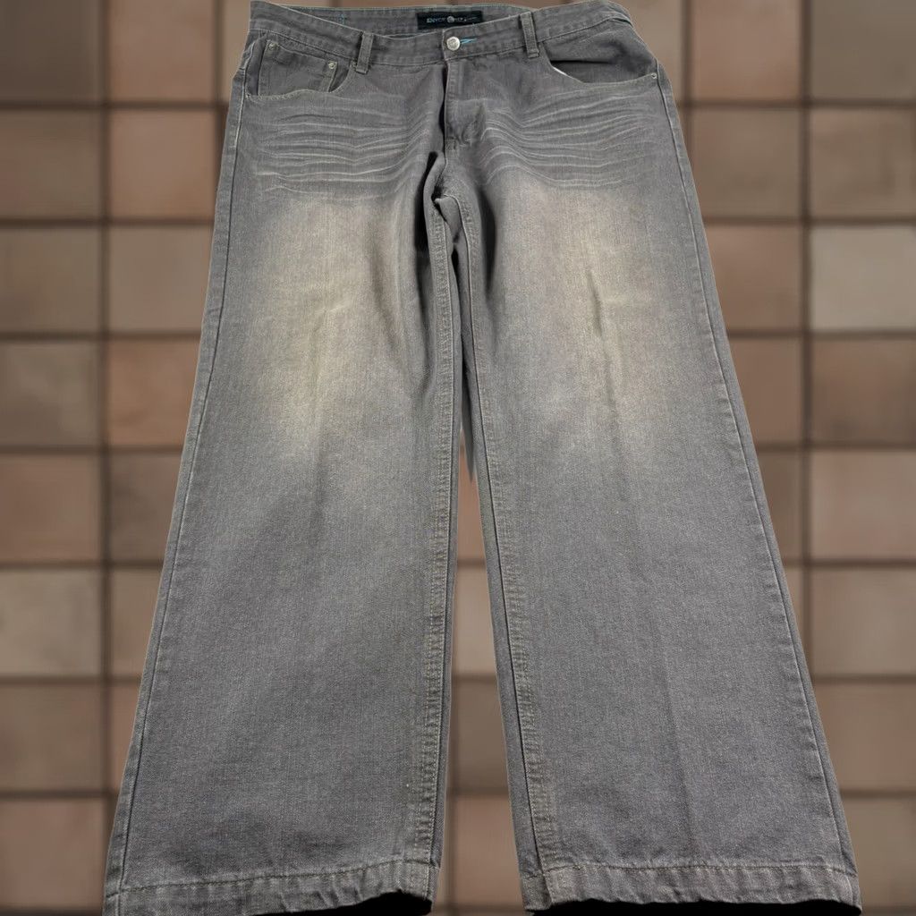 Enyce VINTAGE enyce Jeans Men 44x34 Gray Hip Hop Baggy Straight 90s Style Mens Size US 44 / EU 60 - 1 Thumbnail
