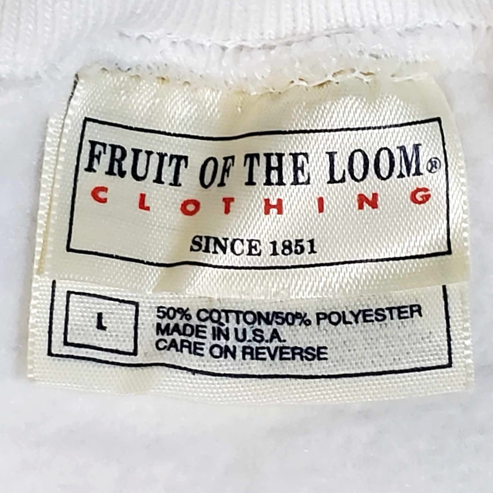 Fruit Of The Loom VINTAGE Fruit of the Loom ICP Crew Neck Sweater L White Unisex Adults Graphic 90s Juggalos Logo Knit Size US L / EU 52-54 / 3 - 4 Thumbnail