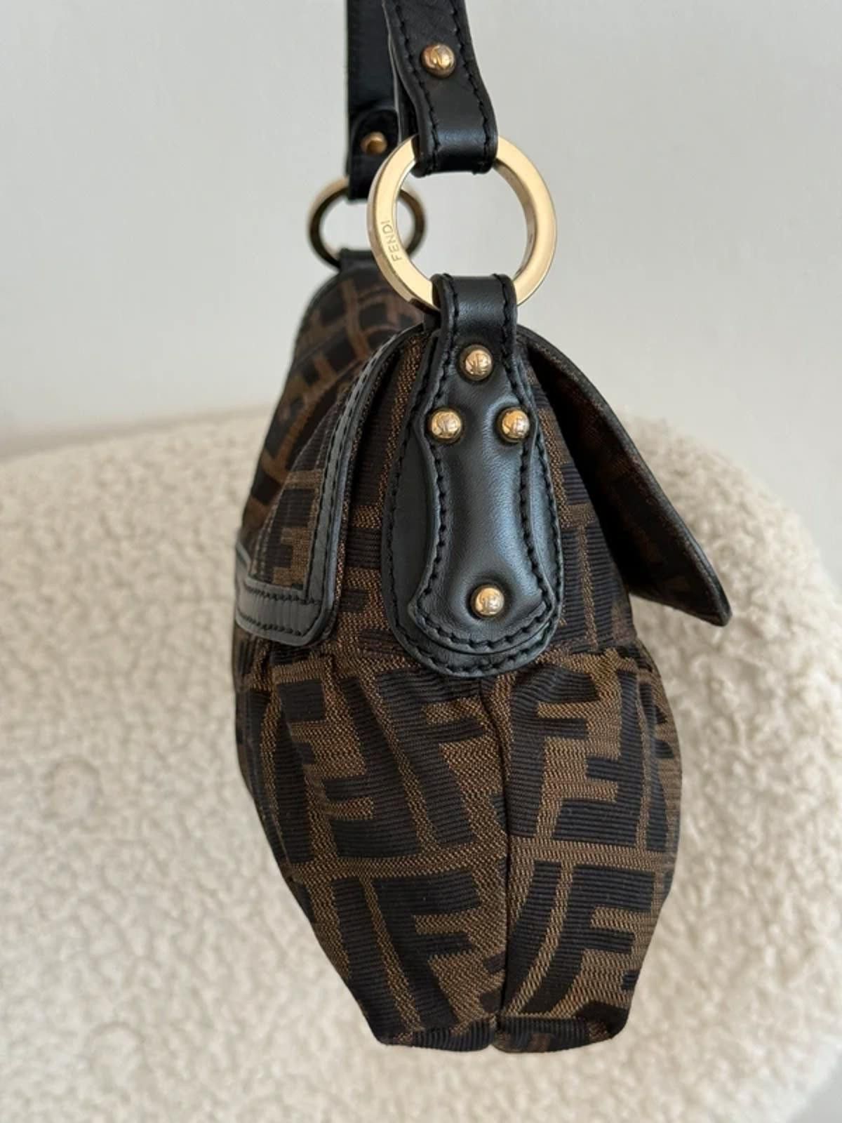 Fendi Fendi Zucca Chef Hobo – Small Size ONE SIZE - 7 Thumbnail