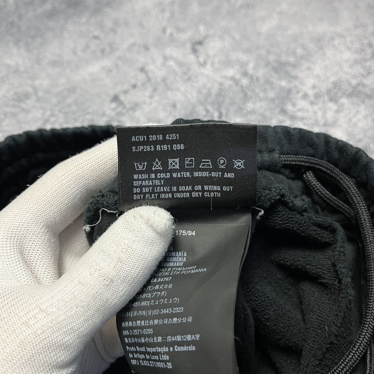 Prada Prada Black Tab Sweatpants Joggers Luxury Designer Size US 28 / EU 44 - 8 Thumbnail