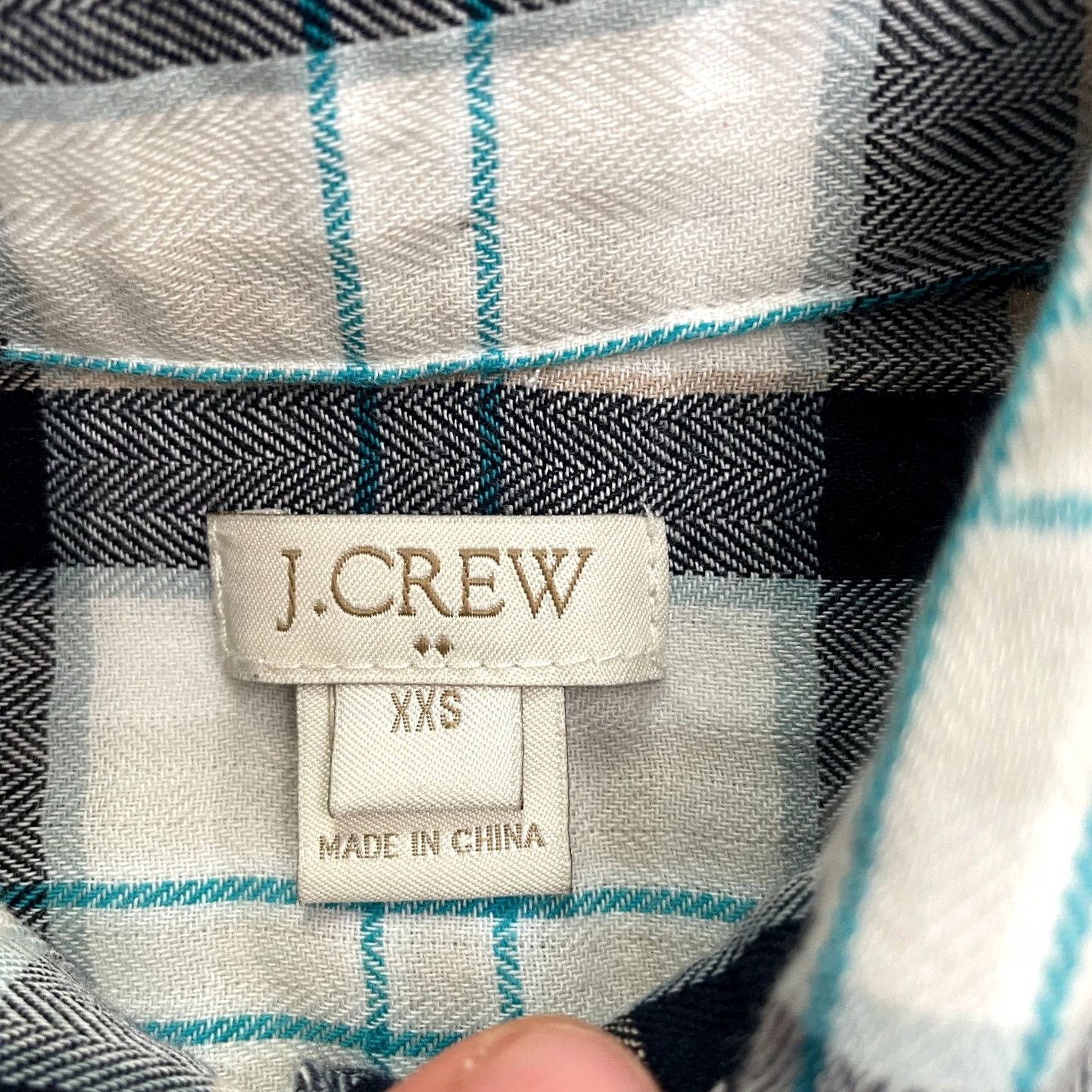 J.Crew J.CREW Button-Down Shirt Womens XXS Multicolor Plaid Long Sleeve Cotton Casual Shirt Size XXS / US 00 / IT 34 - 4 Thumbnail