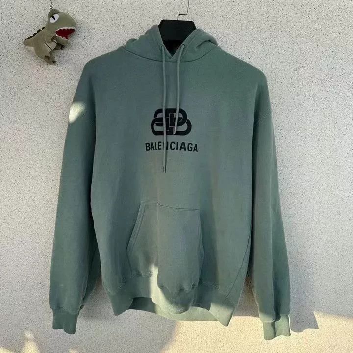Balenciaga Balenciaga Haze Green Lock Buckle Hoodie Size US M / EU 48-50 / 2 - 1 Thumbnail