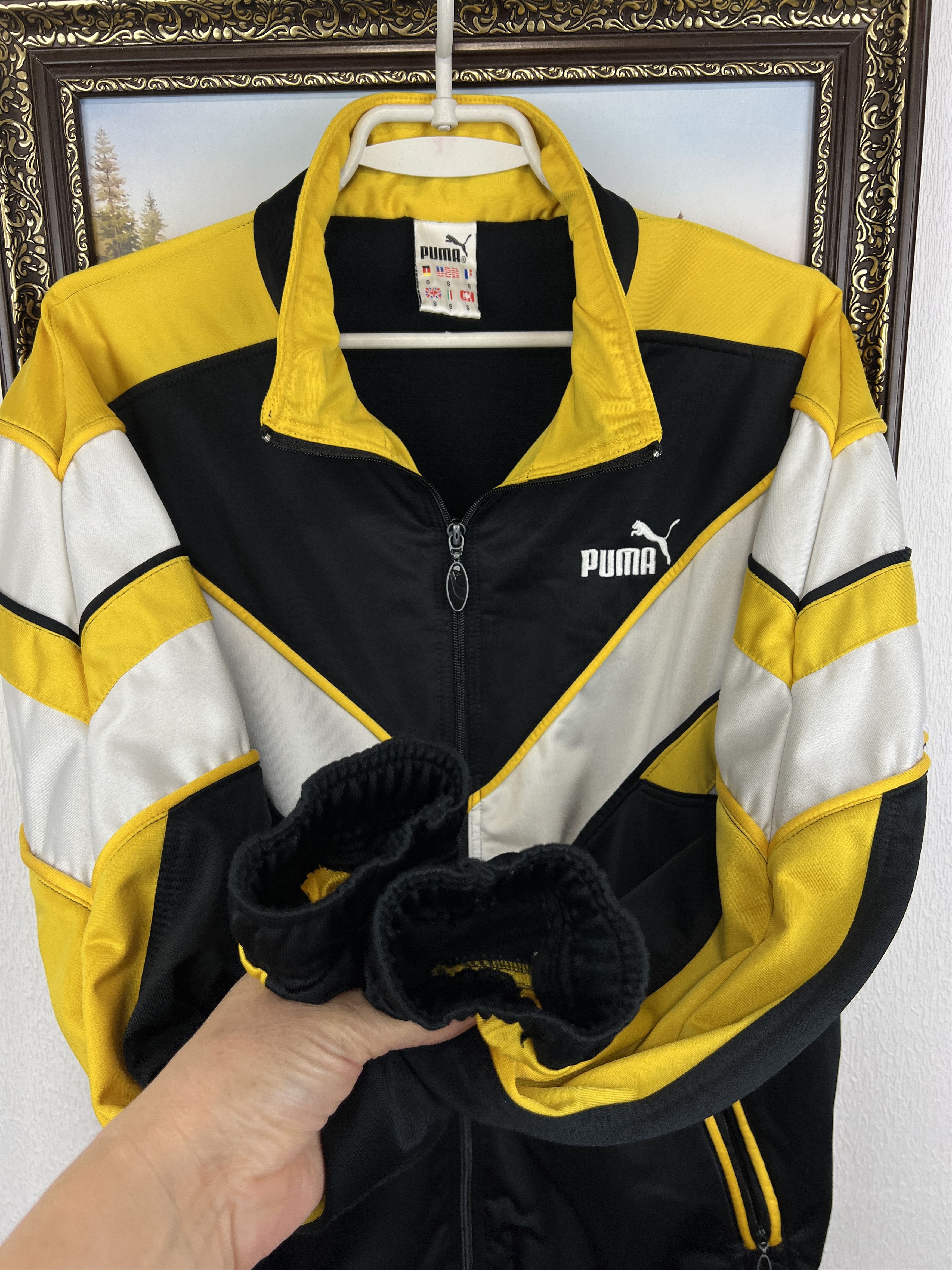 Puma Vintage 80's Sport Track Suit Jacket Pants Set Rare Hype Size US S / EU 44-46 / 1 - 4 Thumbnail