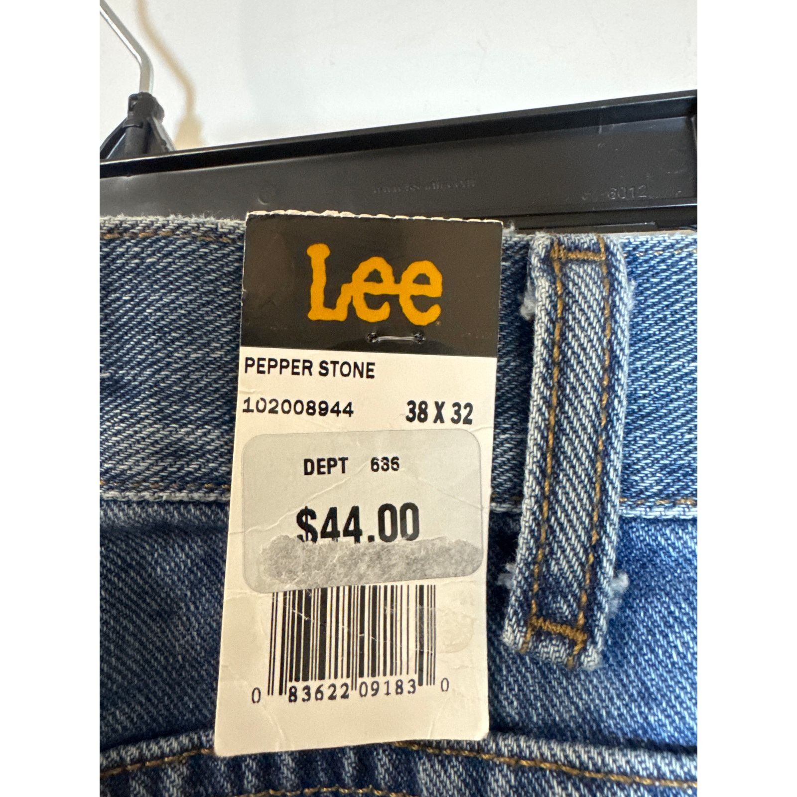 Lee NWT Men’s Lee Regular Fit Straight 38X32 Pepper Stone Jeans Size US 38 / EU 54 - 3 Thumbnail