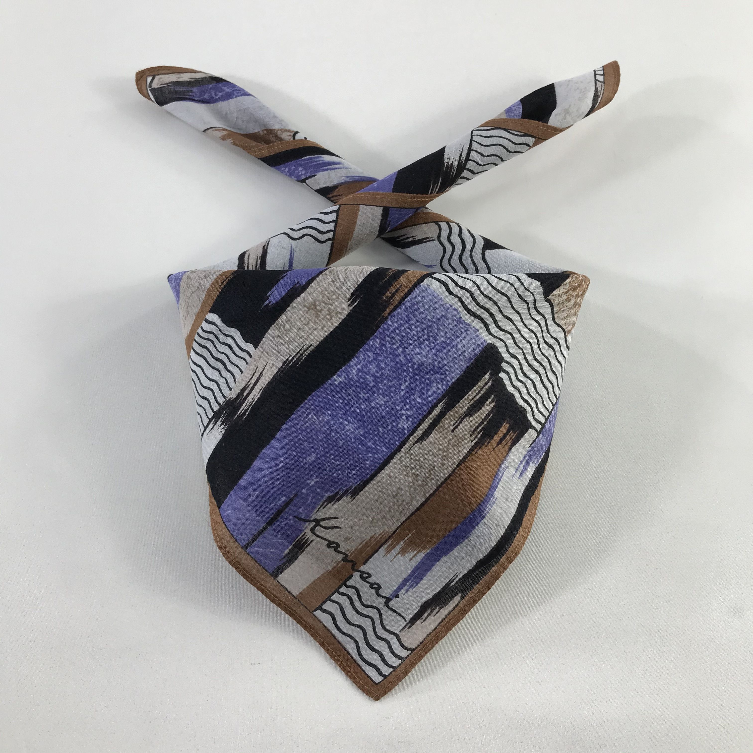 Kansai Yamamoto × Vintage Kansai Bandana / Handkerchief / Neckerchief - S794 Size ONE SIZE - 3 Thumbnail