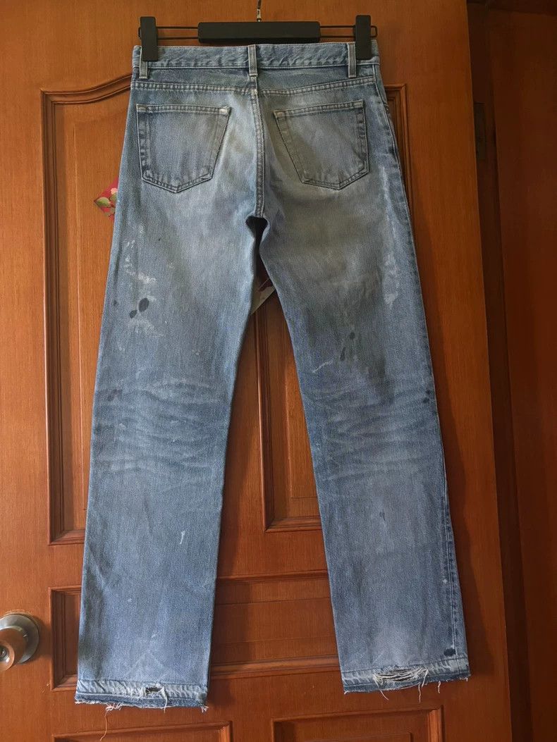 Helmut Lang HELMUT LANG size30 Blue water-splashed ink jeans Size US 30 / EU 46 - 2 Thumbnail
