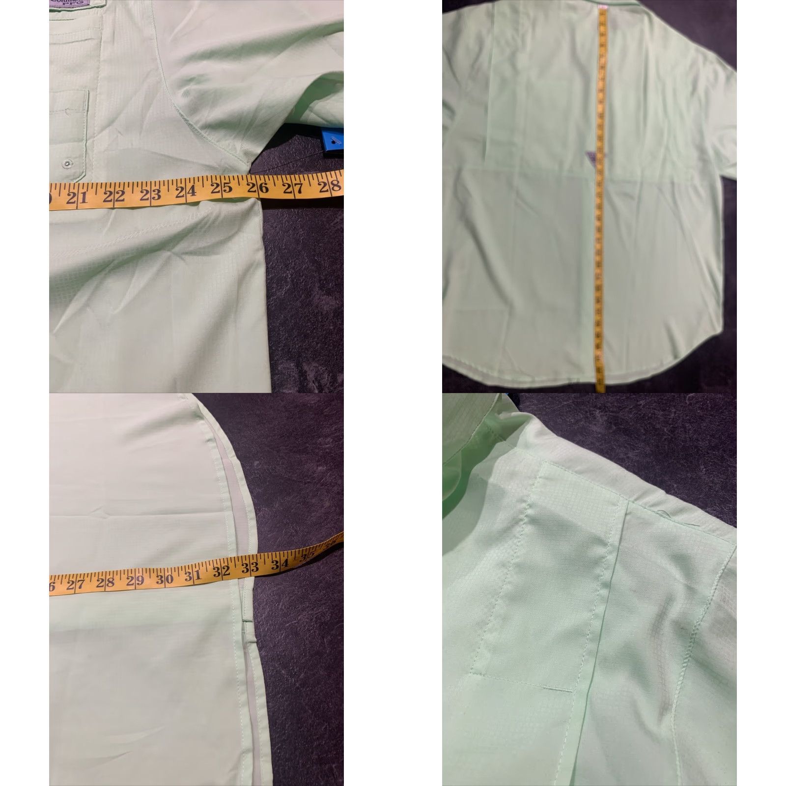 Vintage VINTAGE Columbia PFG Shirt Men XL Green Short Sleeve Breathable Outdoor Fish Lightweight Collared Size US XL / EU 56 / 4 - 8 Thumbnail