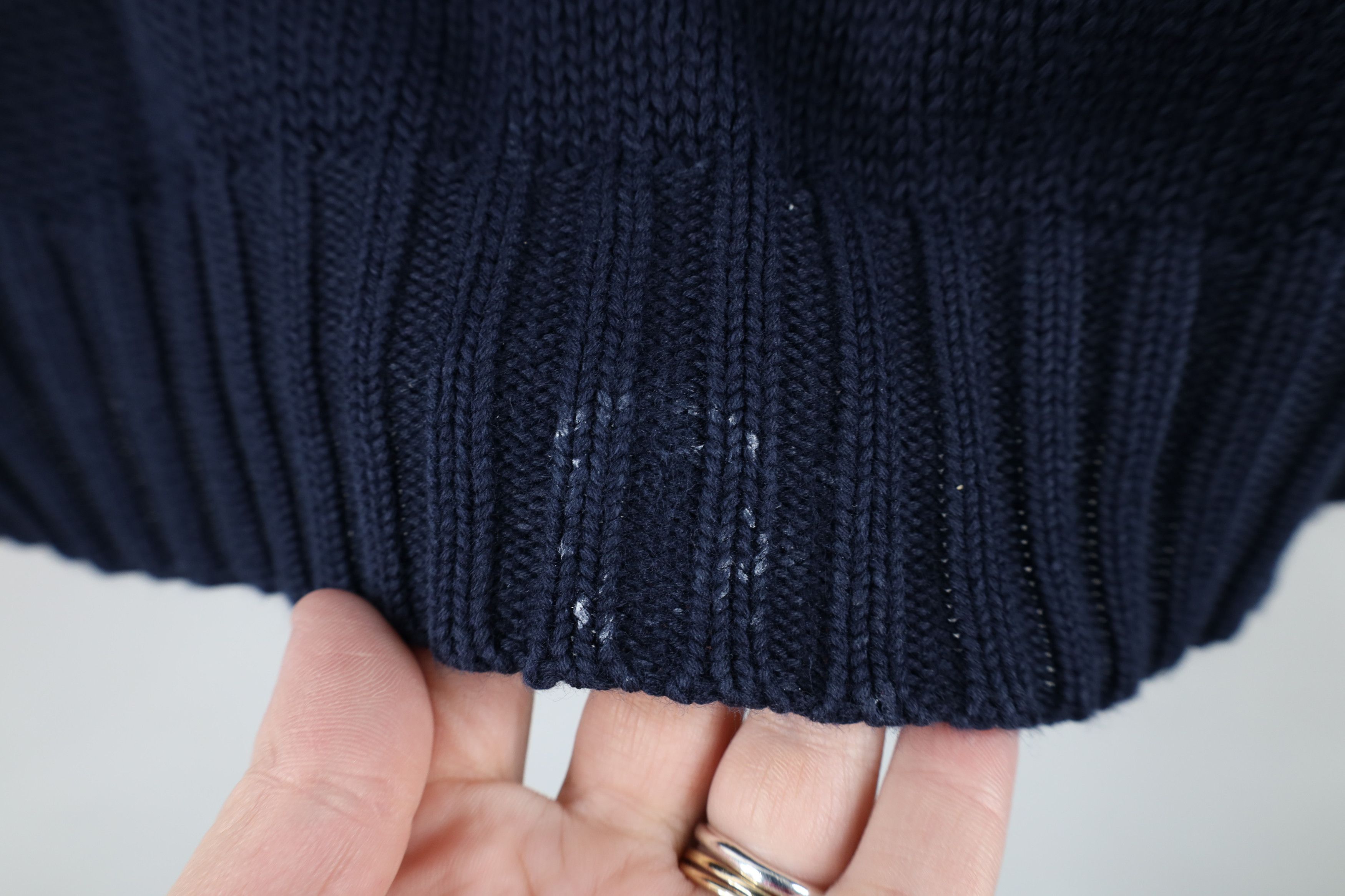 Polo Ralph Lauren Vintage 90s Ralph Lauren Knit V-Neck Sweater Vest Blue Size US L / EU 52-54 / 3 - 5 Thumbnail