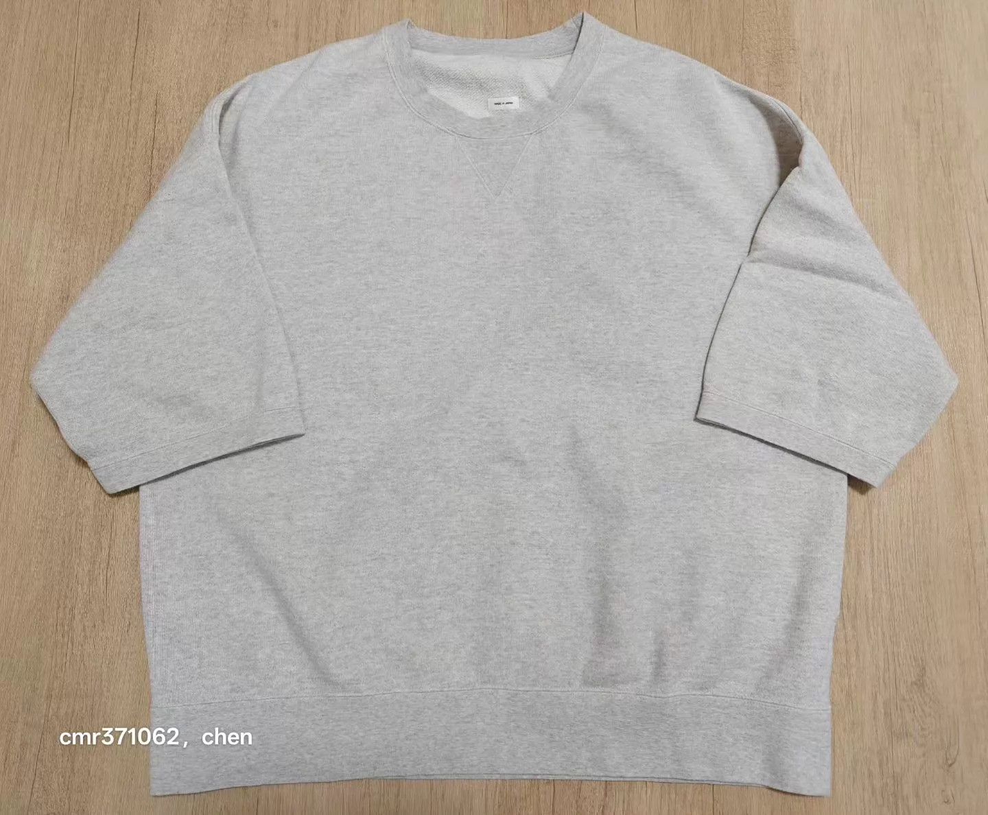 Visvim VISVIM 22SS AMPLUS SWEAT CRASH 7/8Sleeve Grey1 3 Size US L / EU 52-54 / 3 - 1 Thumbnail