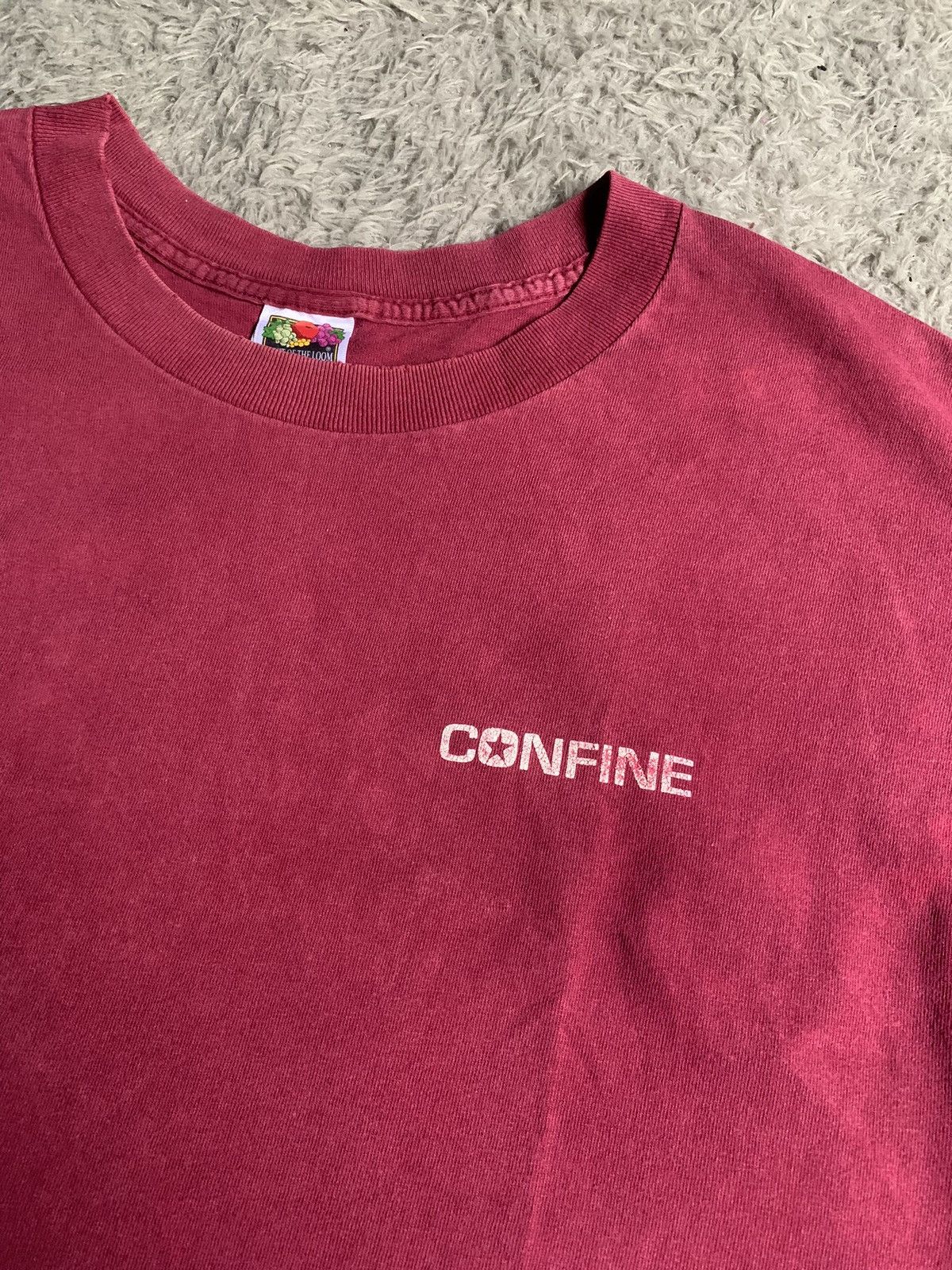 Band Tees Vintage 90s Very Rare Confine Straight Edge Hardcore Tee Size US L / EU 52-54 / 3 - 2 Thumbnail