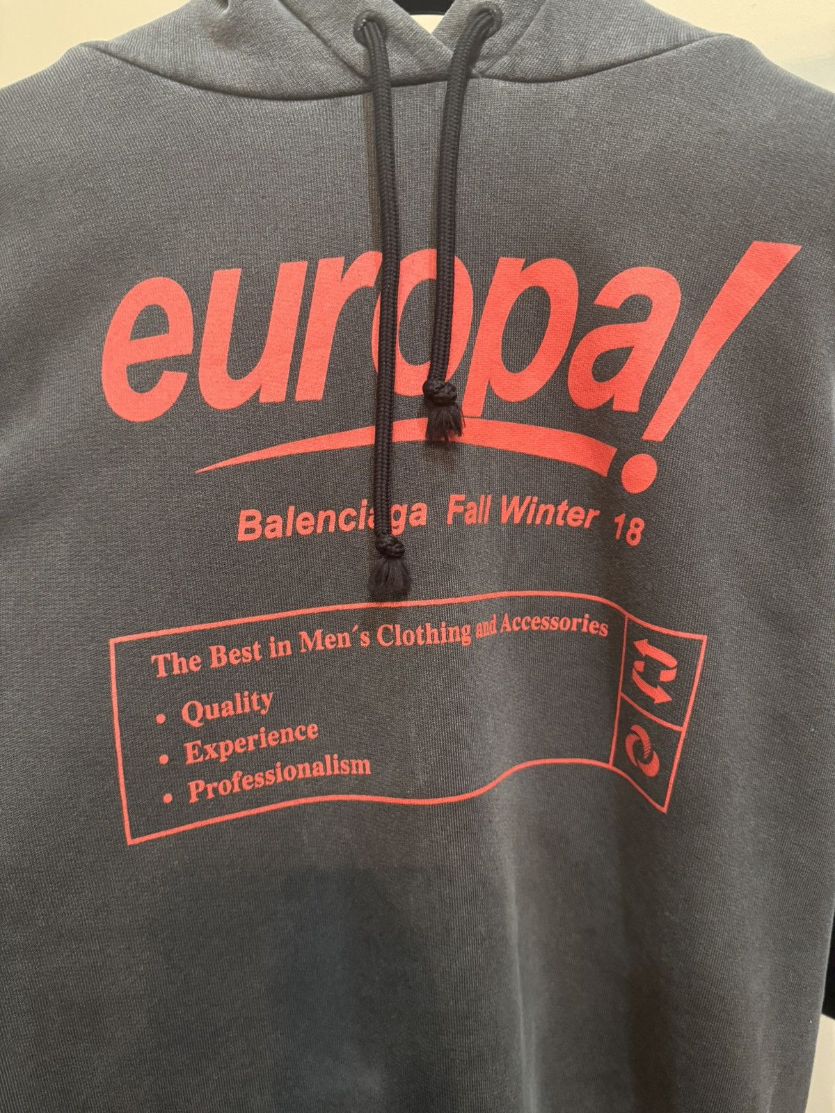 Balenciaga Balenciaga Europa Hoodie 2018 F/W Size US XS / EU 42 / 0 - 2 Thumbnail