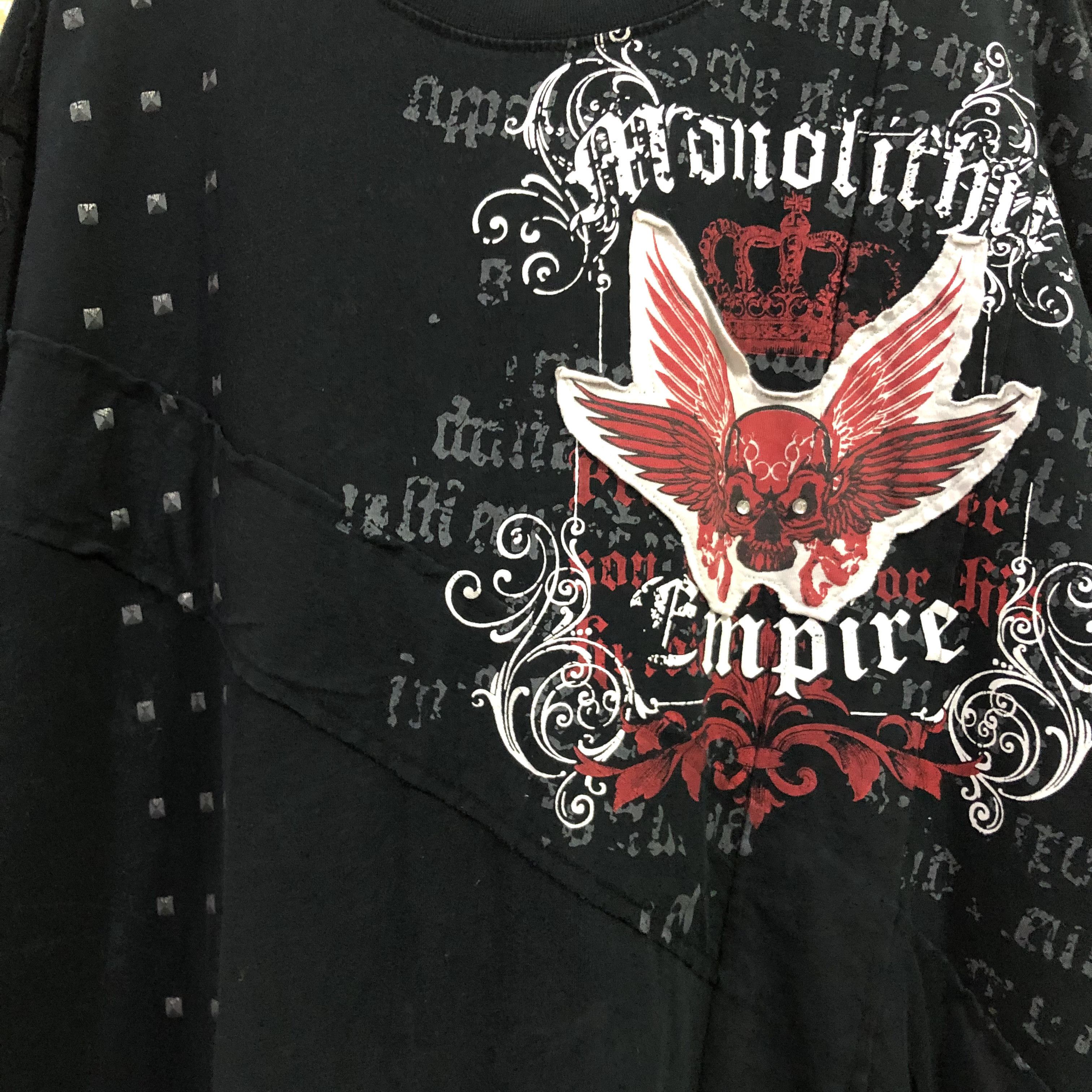 Band Tees Raw Blue Monolith empire over print hardcore tshirt Size US XL / EU 56 / 4 - 4 Thumbnail