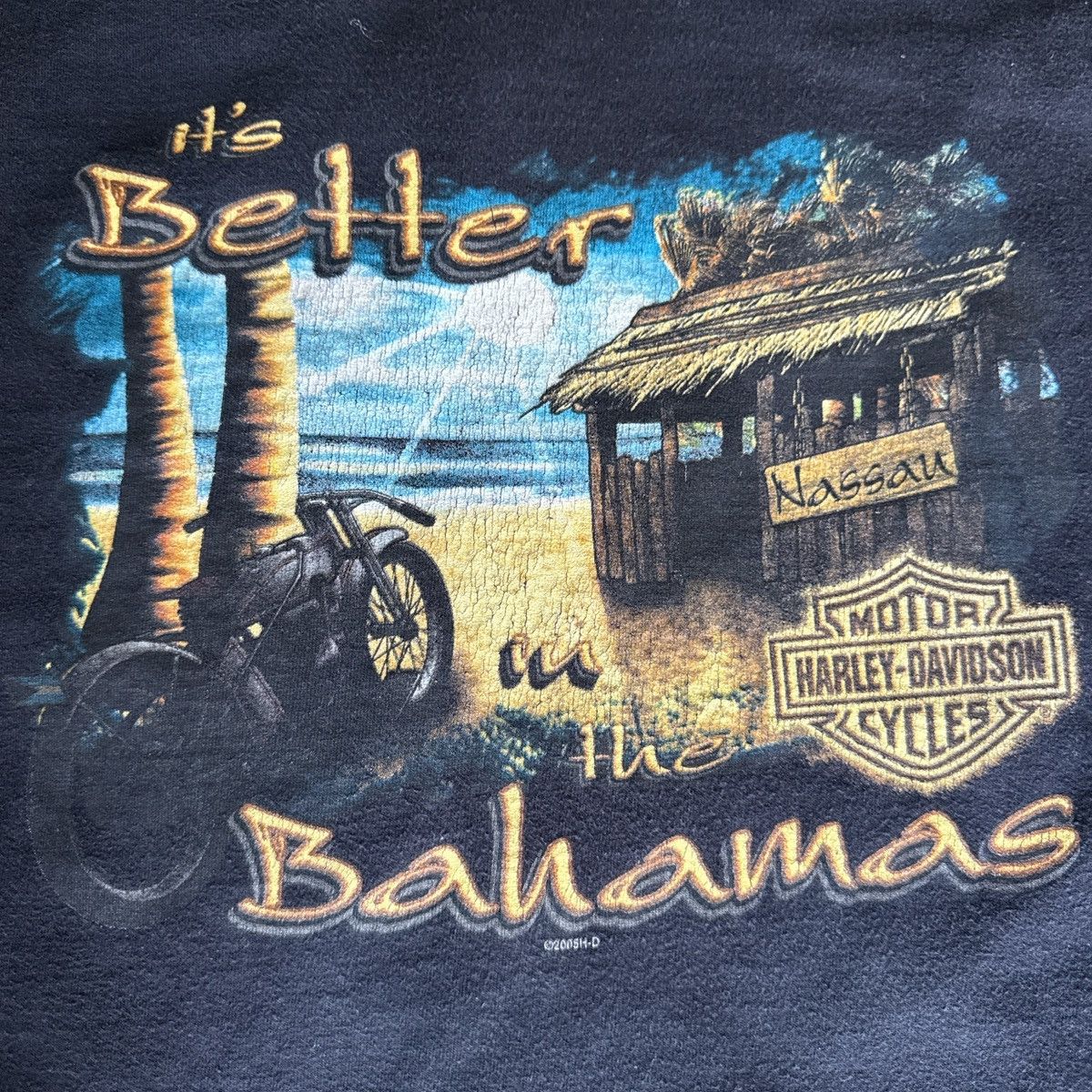 Harley Davidson Harley-Davidson Nassau Bahamas "It's Better in the Bahamas" Size US XL / EU 56 / 4 - 4 Thumbnail