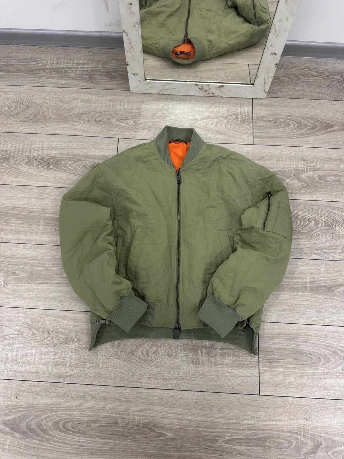 Japanese Brand Baggy Nylon Y2K Bomber Jacket Size US M / EU 48-50 / 2 - 2 Thumbnail