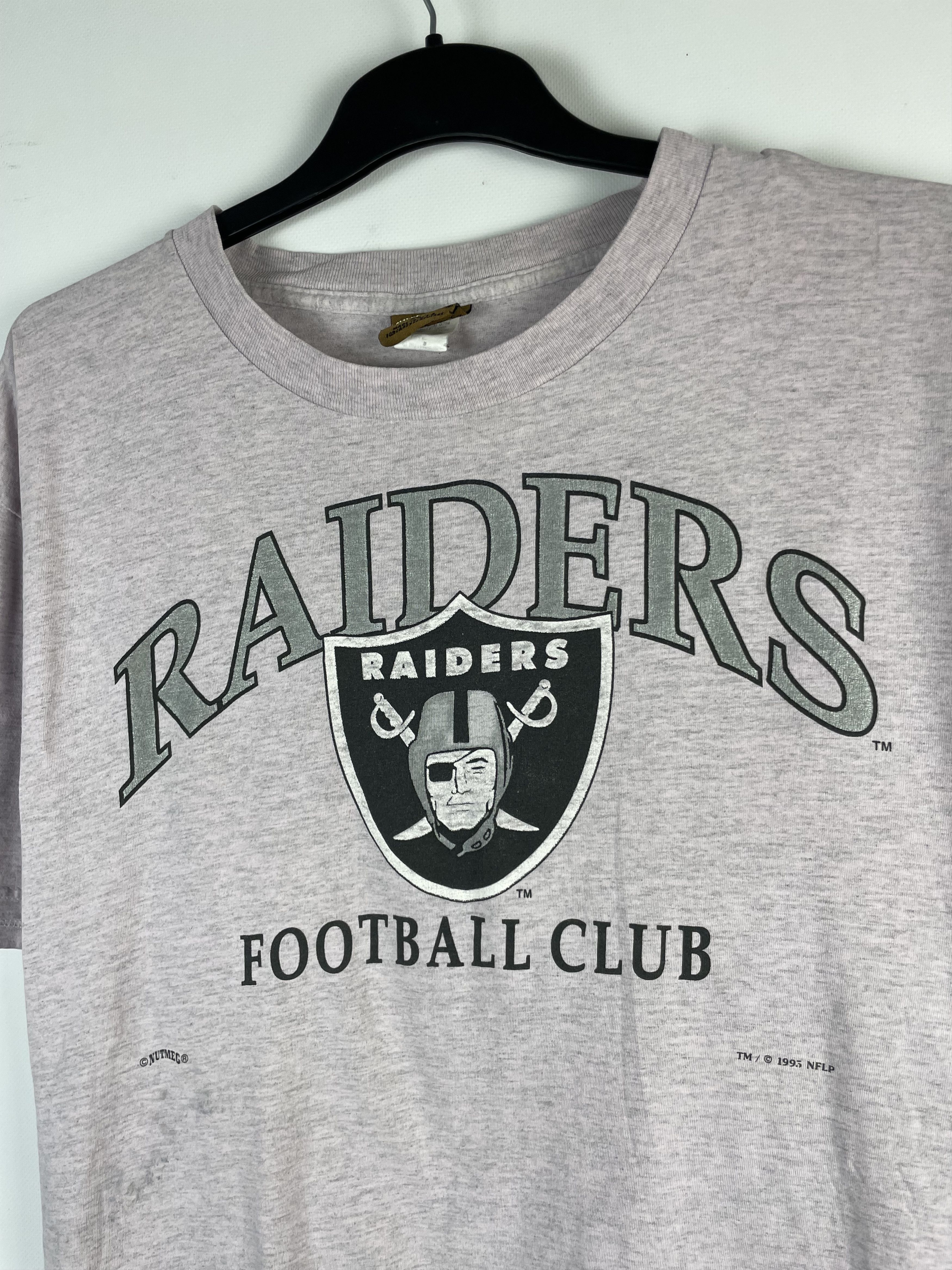 NFL 1990s RAIDERS 1995 NFL TSHIRT Size US XL / EU 56 / 4 - 4 Thumbnail
