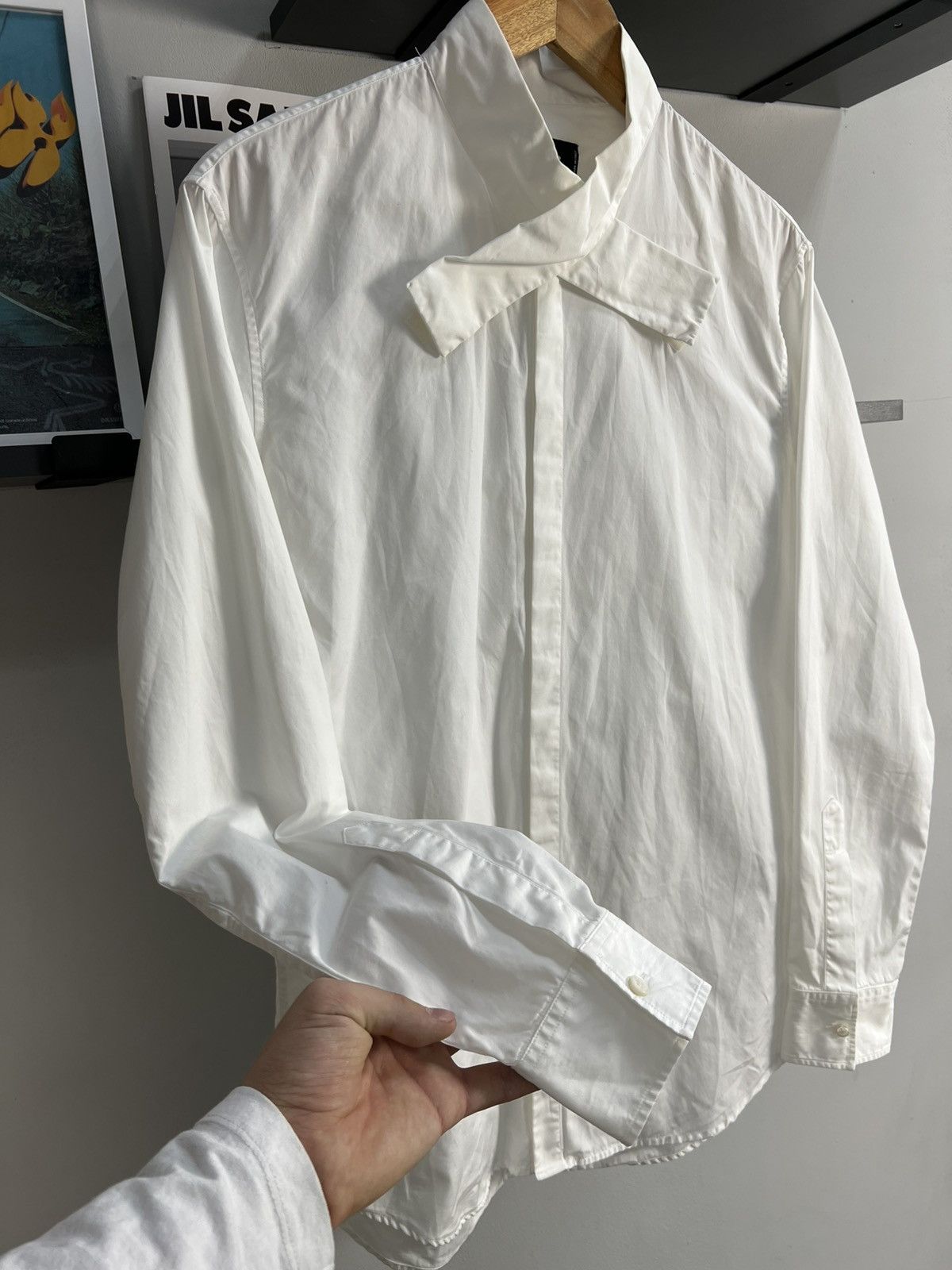 Designer Dsquared Designer collar white shirt Size US S / EU 44-46 / 1 - 6 Thumbnail