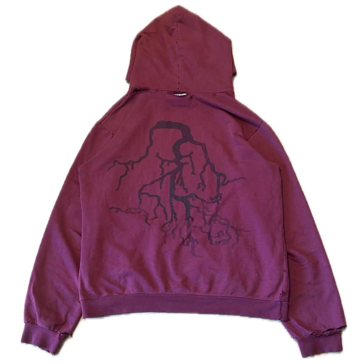 Raf Simons × Raf by Raf Simons Raf Simons AW2002 Virginia Creeper “Roots” Hoodie Size US M / EU 48-50 / 2 - 2 Thumbnail