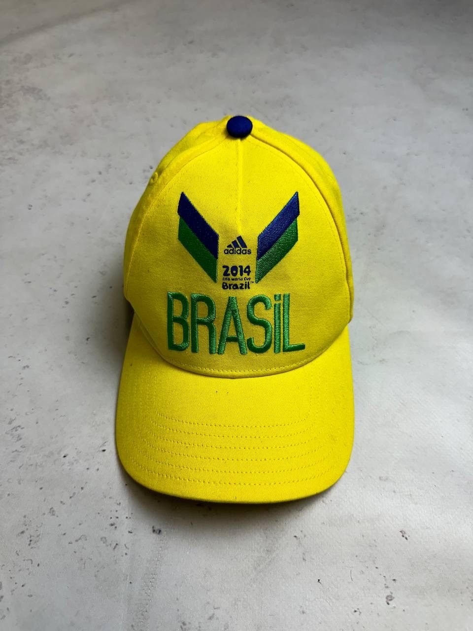 Adidas Vintage Adidas 2014 Brasil Soccer Cup Cap Y2K Os Size ONE SIZE - 1 Thumbnail