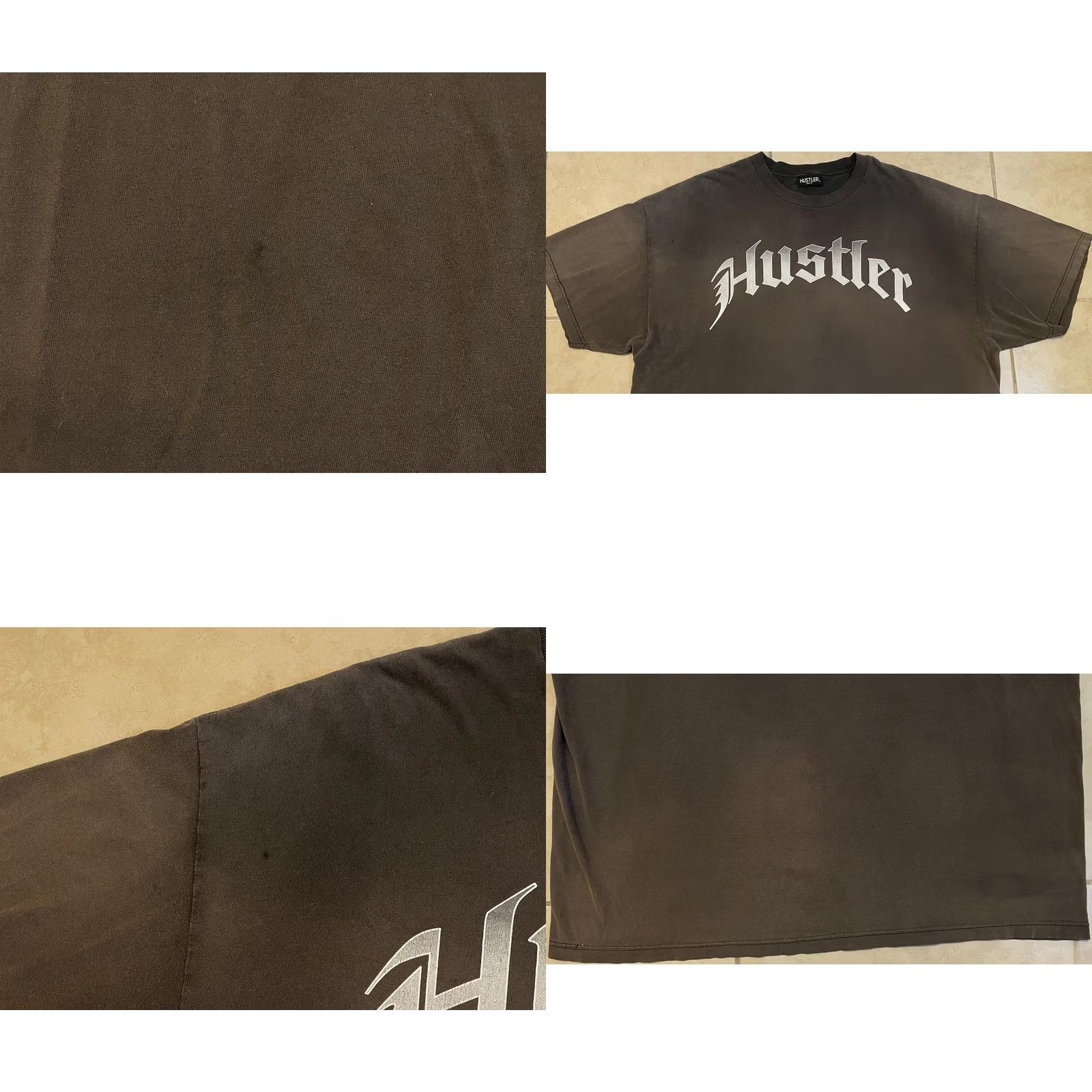 Vintage VINTAGE Hustler Shut Up & Ride Shirt 3X Biker Grunge Sex Stripper 90s Black Mens Size US XXL / EU 58 / 5 - 8 Thumbnail