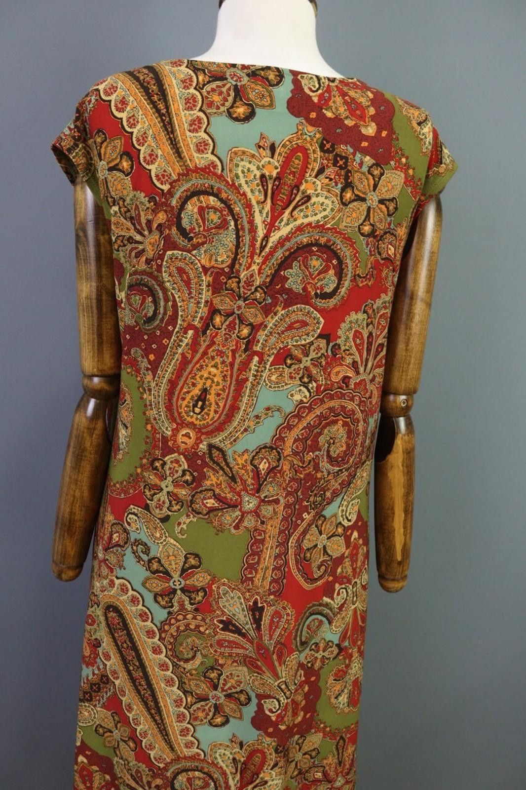 Polo Ralph Lauren Launre Ralph Lauren Multiclor A-Line Long Dress SZ 1X Size XL / US 12-14 / IT 48-50 - 10 Thumbnail